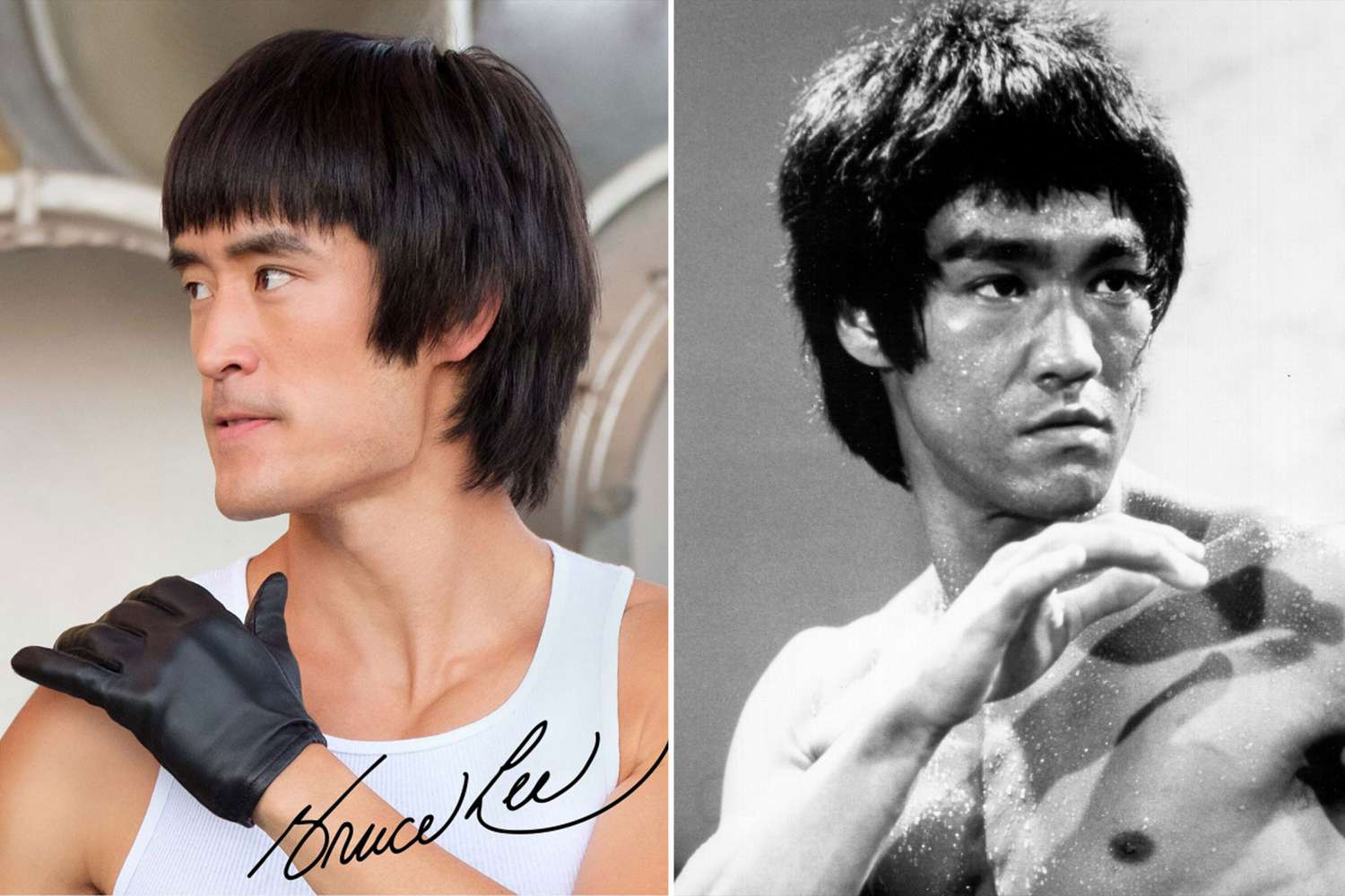 Mike Moh and Bruce Lee