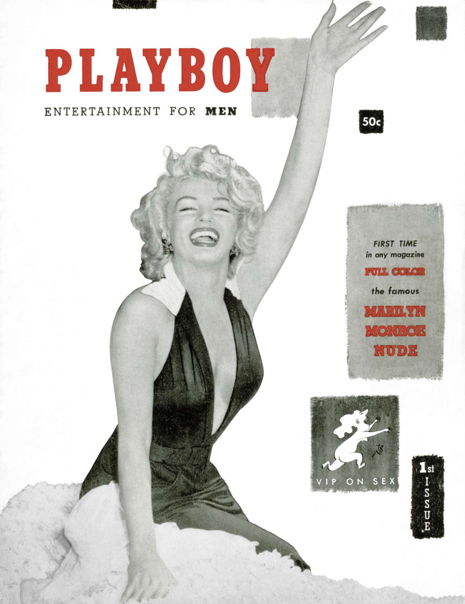 1953 Dec Cover_Marilyn MonroePlayboy