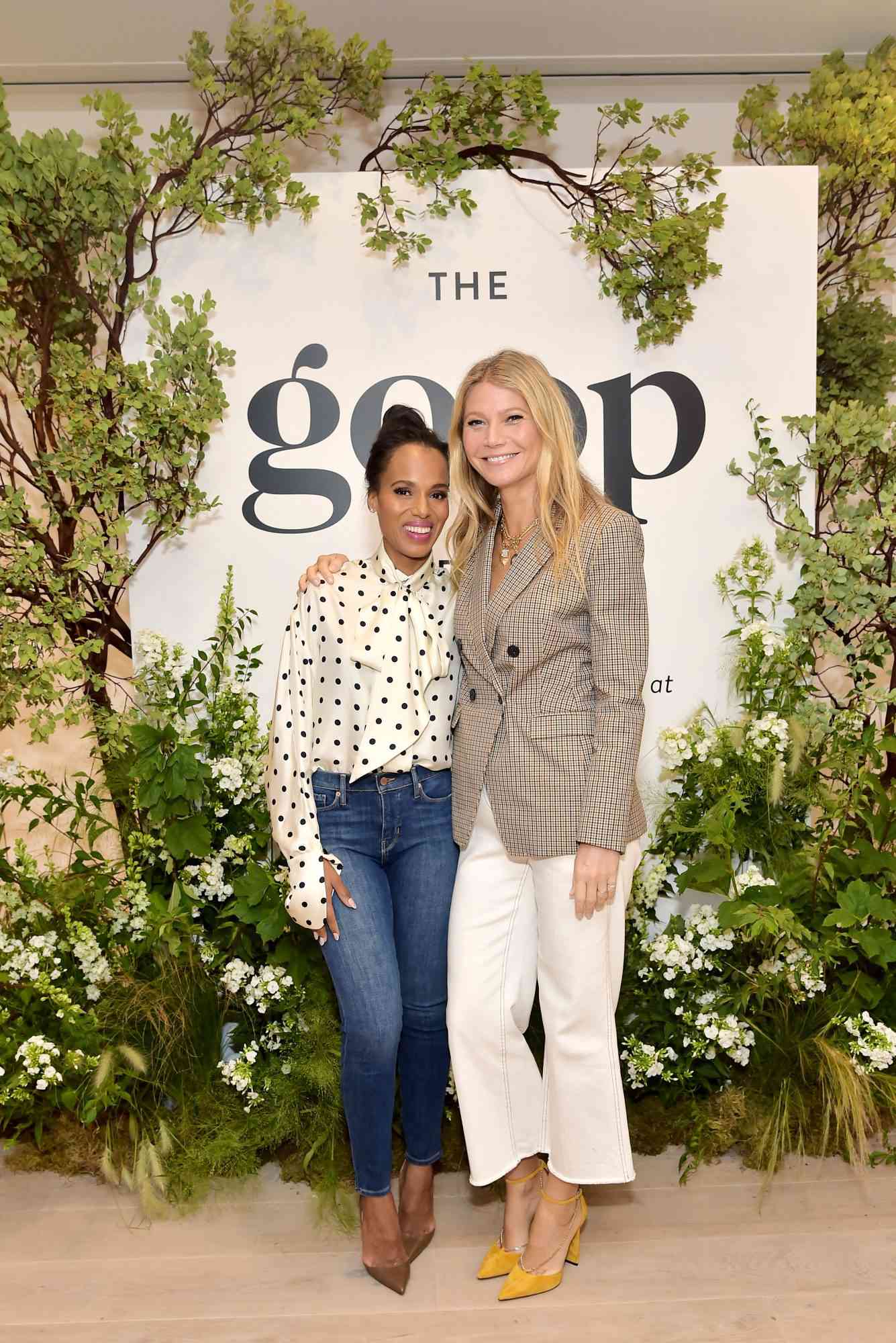 Gwyneth Paltrow And Kerry Washington Host A Live Episode Of The goop Podcast With Banana Republic