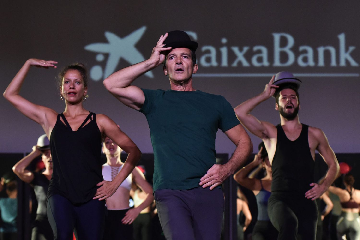 Antonio Banderas Spotted During Rehearsals For 'A Chorus Line'