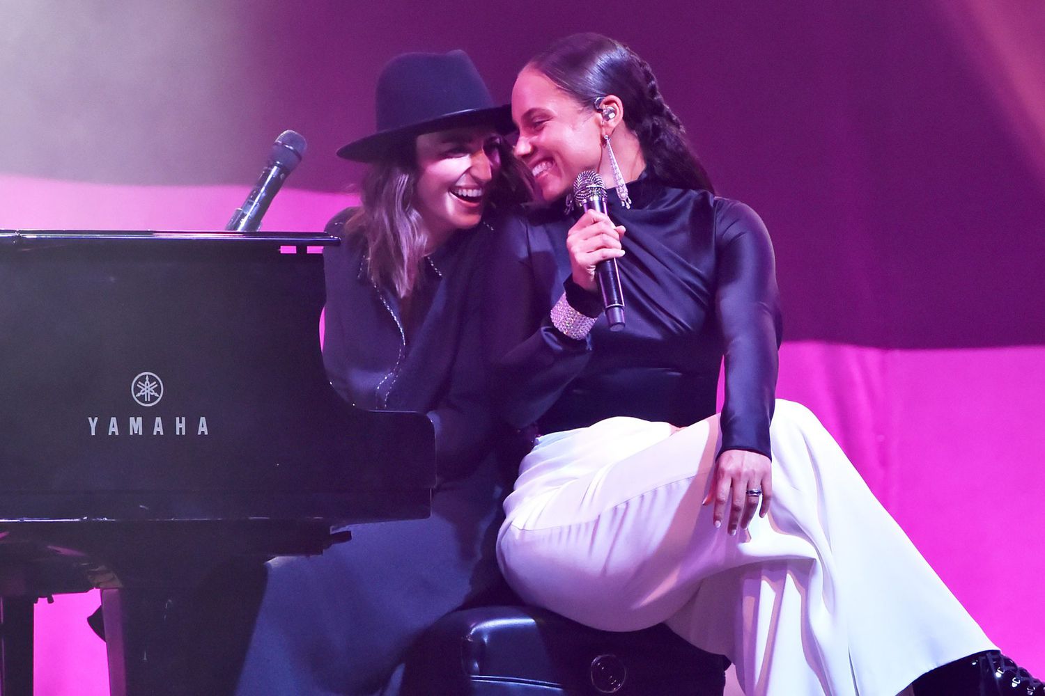 Sara Bareilles and Alicia Keys