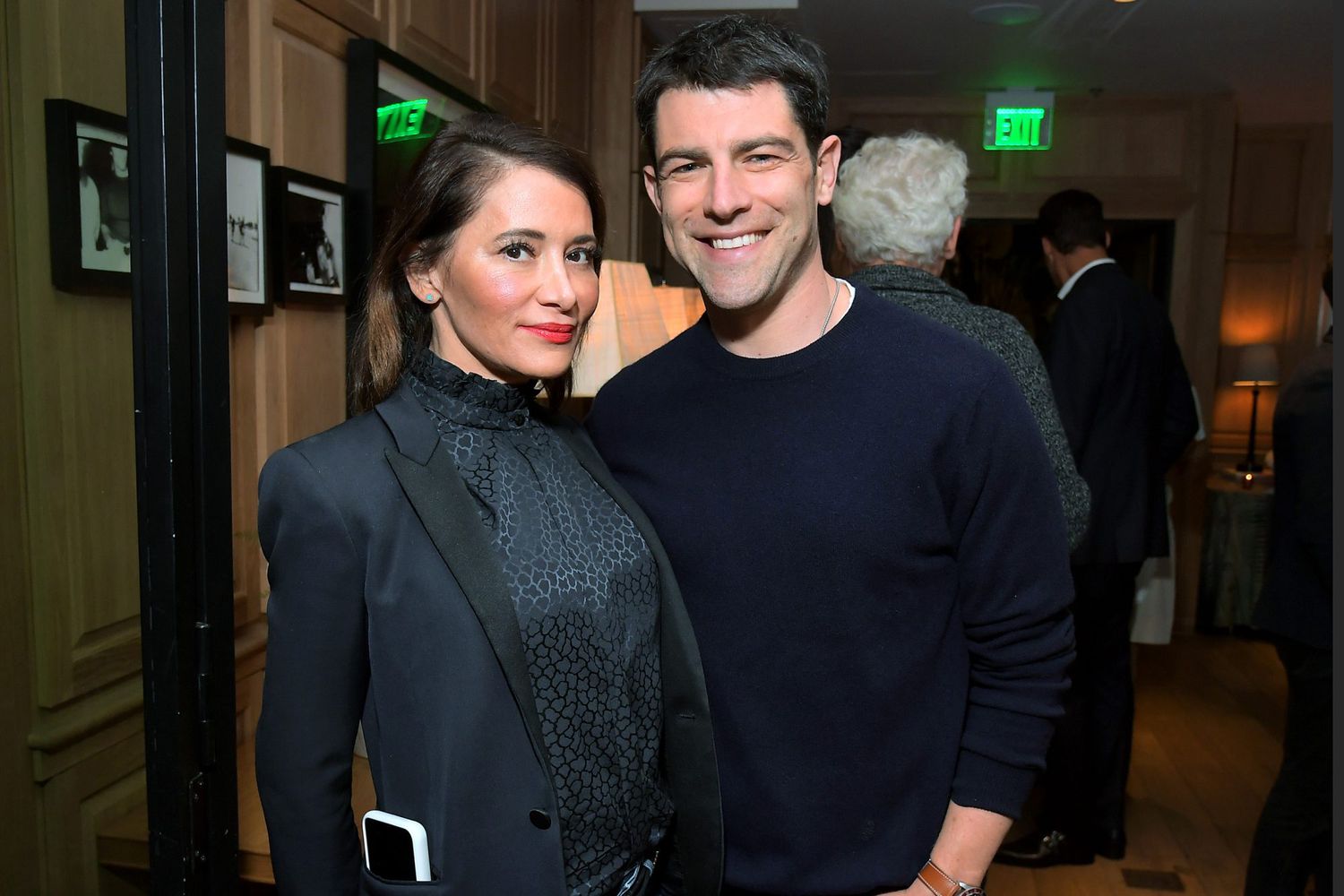<p>Tess Sanchez and husband Max Greenfield enjoy a date night at Netflix's Marriage Story reception and screening on Monday in West Hollywood. </p>
                            