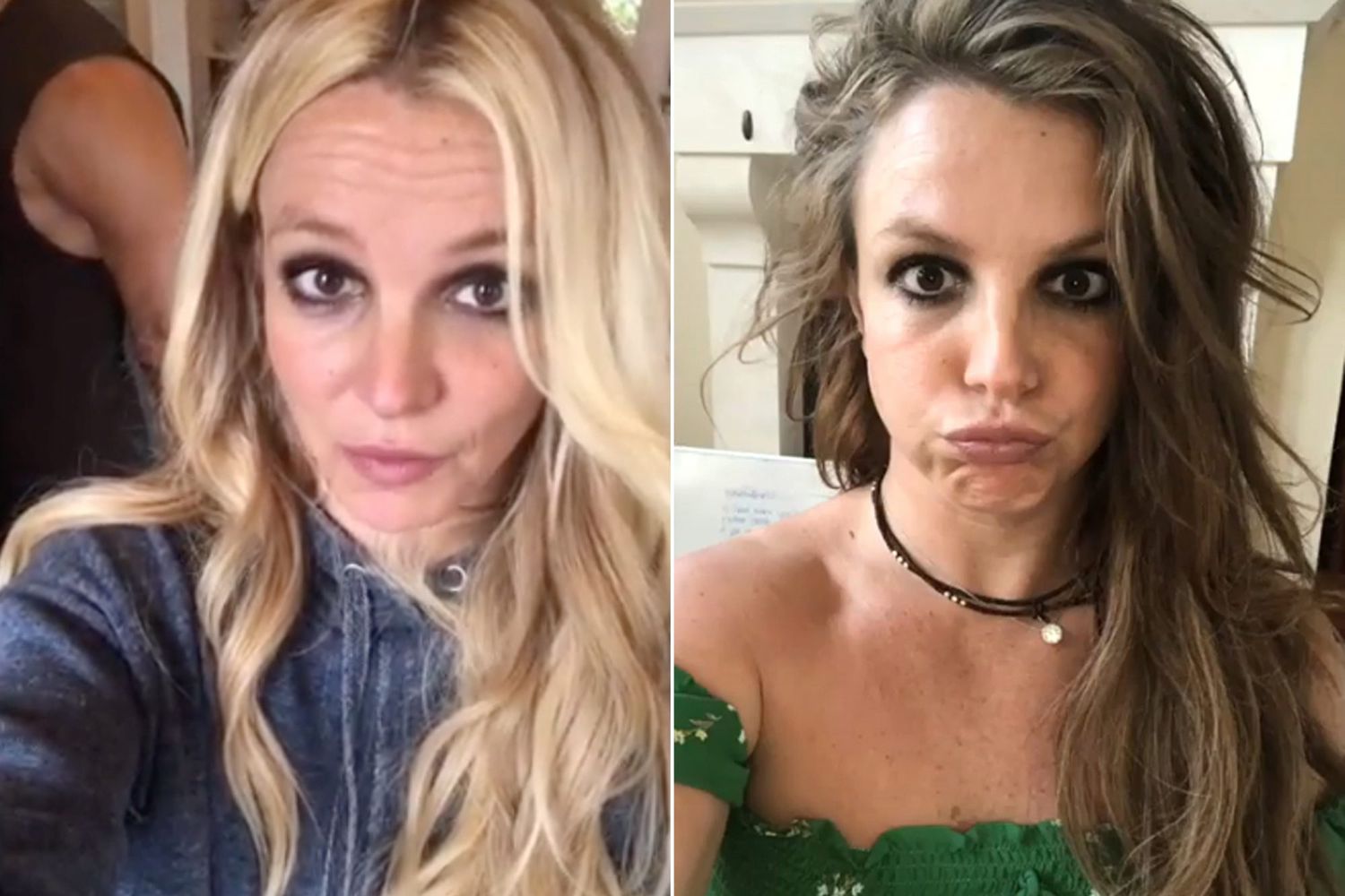Britney Spears hair changes
