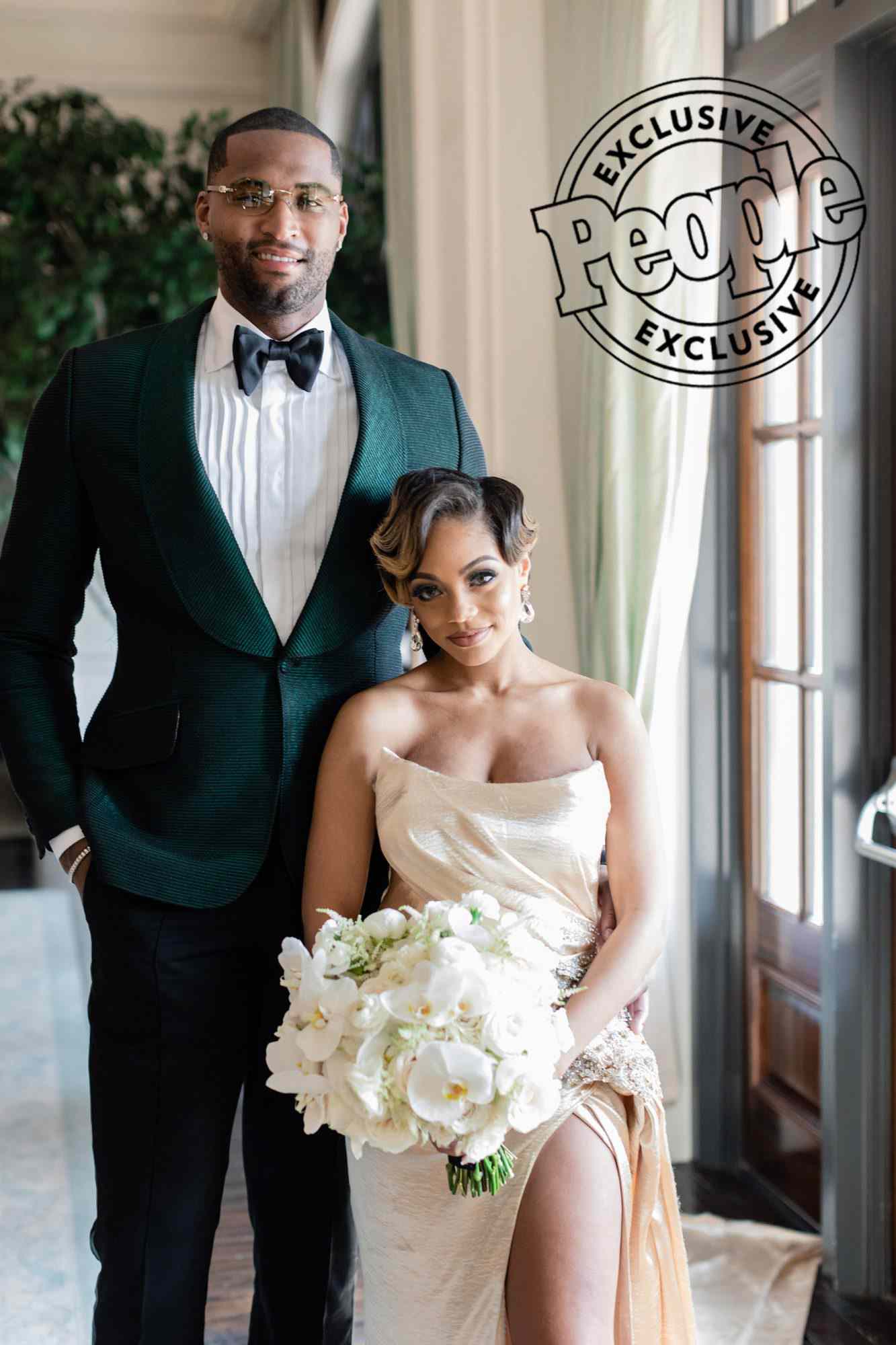 <p>The Los Angeles Lakers center wed his longtime girlfriend on Aug. 24 in a lavish Georgia ceremony at The St. Regis Atlanta.</p>
                            <p>"The entire event was amazing from TOP to Bottom&hellip; Literally," the couple told PEOPLE of the Lily V Events-planned wedding. </p>
                            <p>"We translated a millennial's interpretation of old Hollywood and what it would be like in current times using Morgan's love for flowers and ensuring the arrangements were just as towering as Demarcus," wedding planner Lynn Ehumadu of Lily V Events said. </p>
                            <p>Fellow NBA stars John Wall and Eric Bledsoe took part as groomsmen, and several former Golden State Warriors teammates and current Lakers teammates were in attendance. </p>
                            <p>Just one week after the ceremony, police issued an arrest warrant for Cousins on accusations that he assaulted his ex-girlfriend when she told him their 7-year-old son, Amir, would not be attending his wedding. </p>
                            