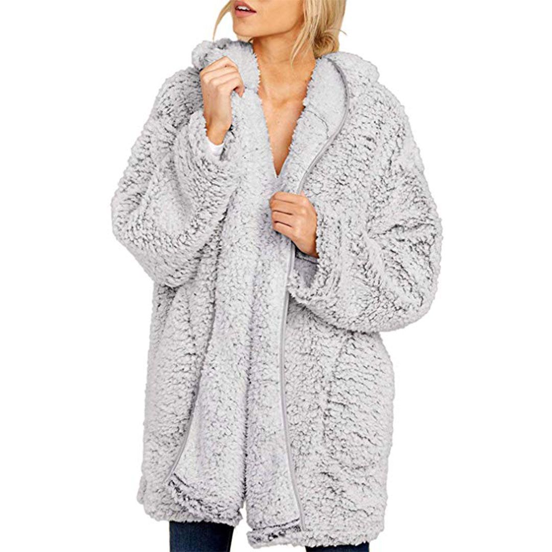 amazon fluffy coat