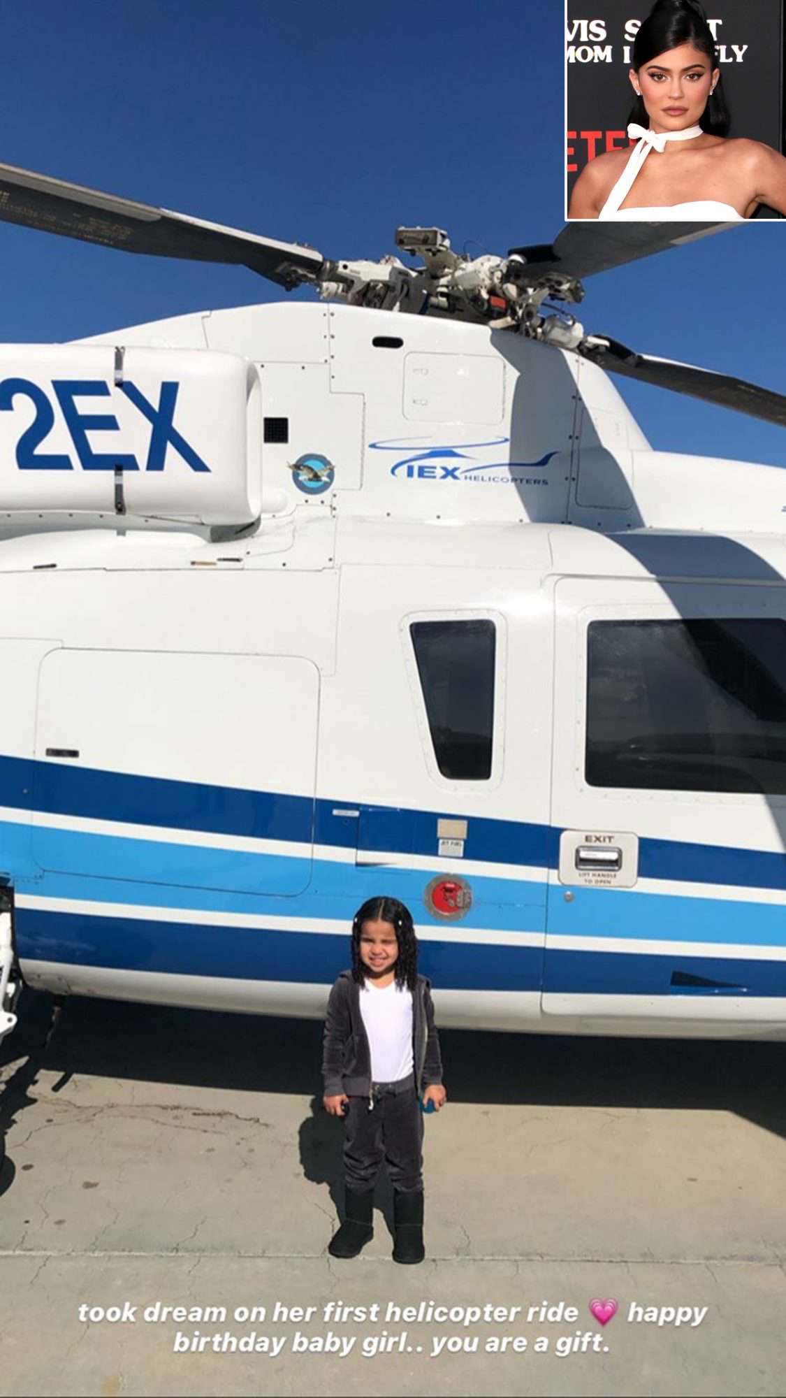 Kylie Jenner Takes Niece Dream on Her First Helicopter Ride for Birthday