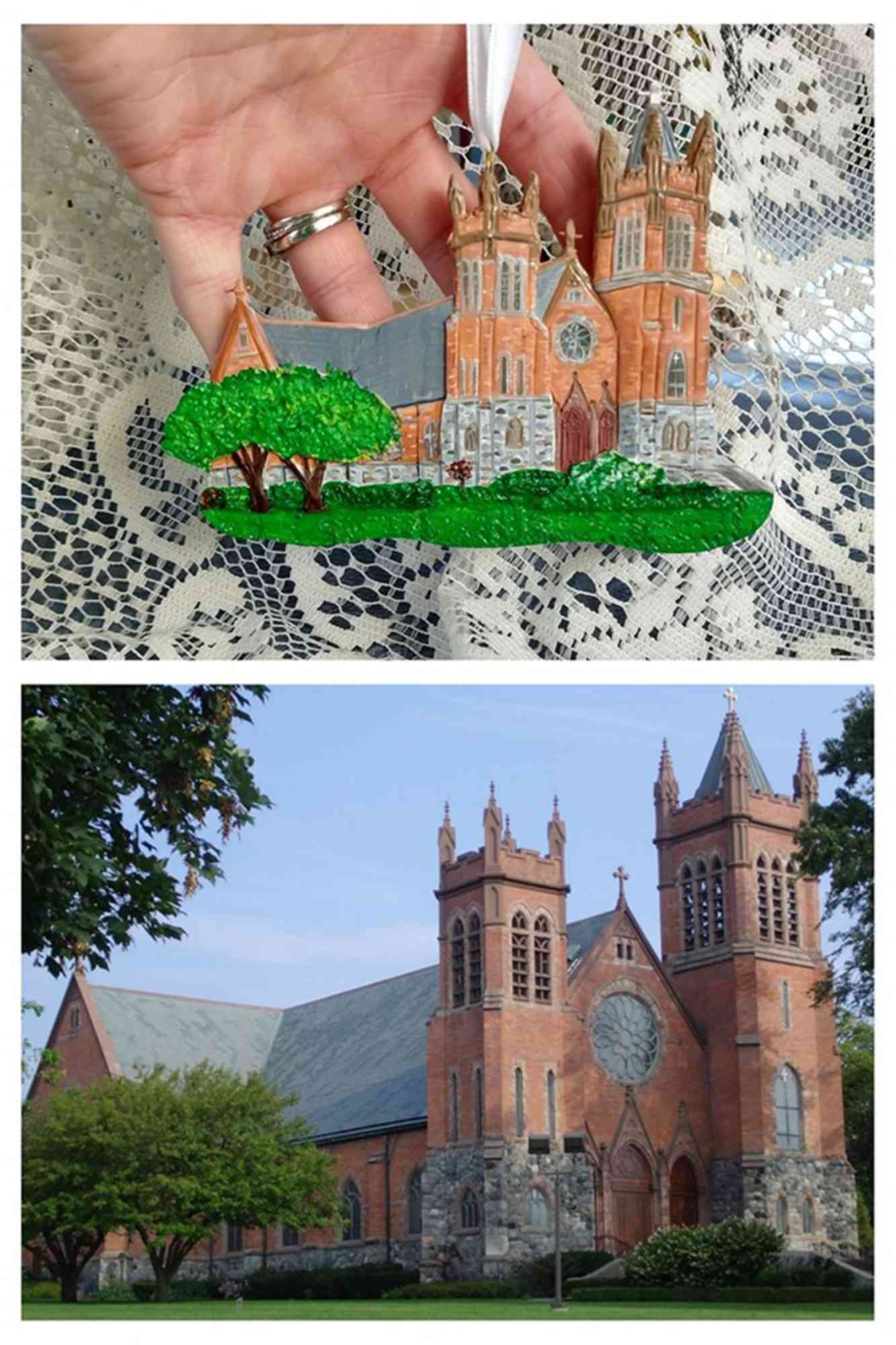 Etsy Shop Sells Christmas Ornaments that Are Mini Replicas of Homes