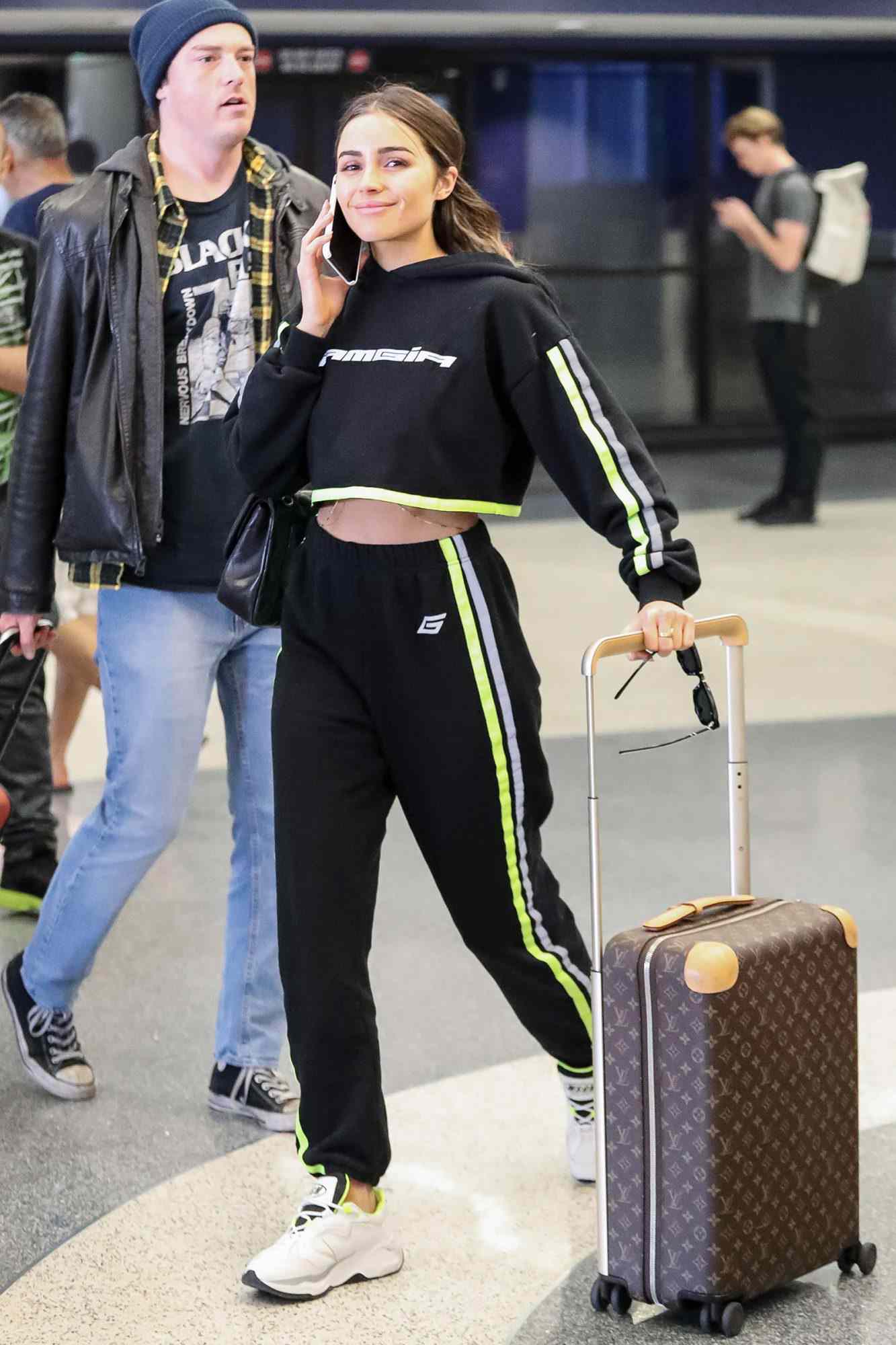 Olivia Culpo is seen on November 12, 2019 in Los Angeles, California