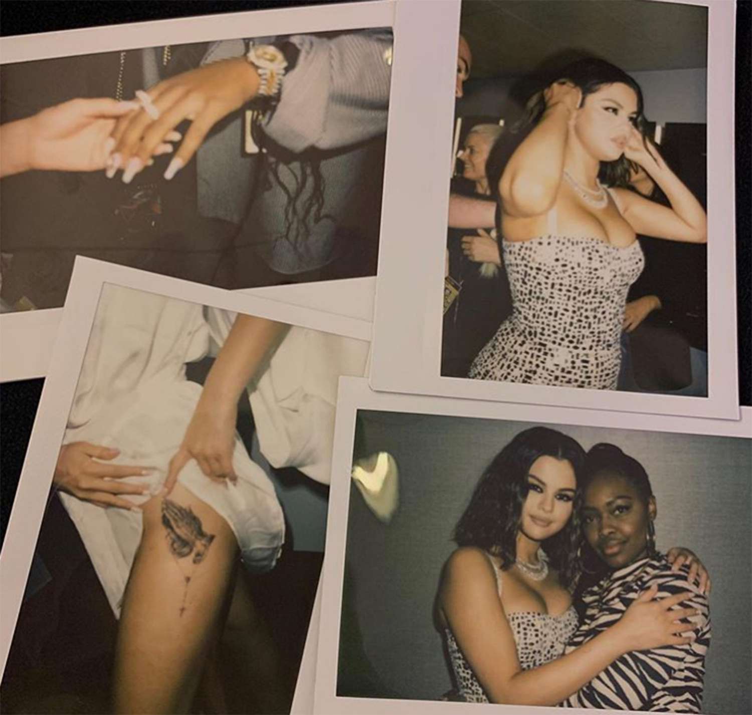 Selena Gomez thigh tattoo
