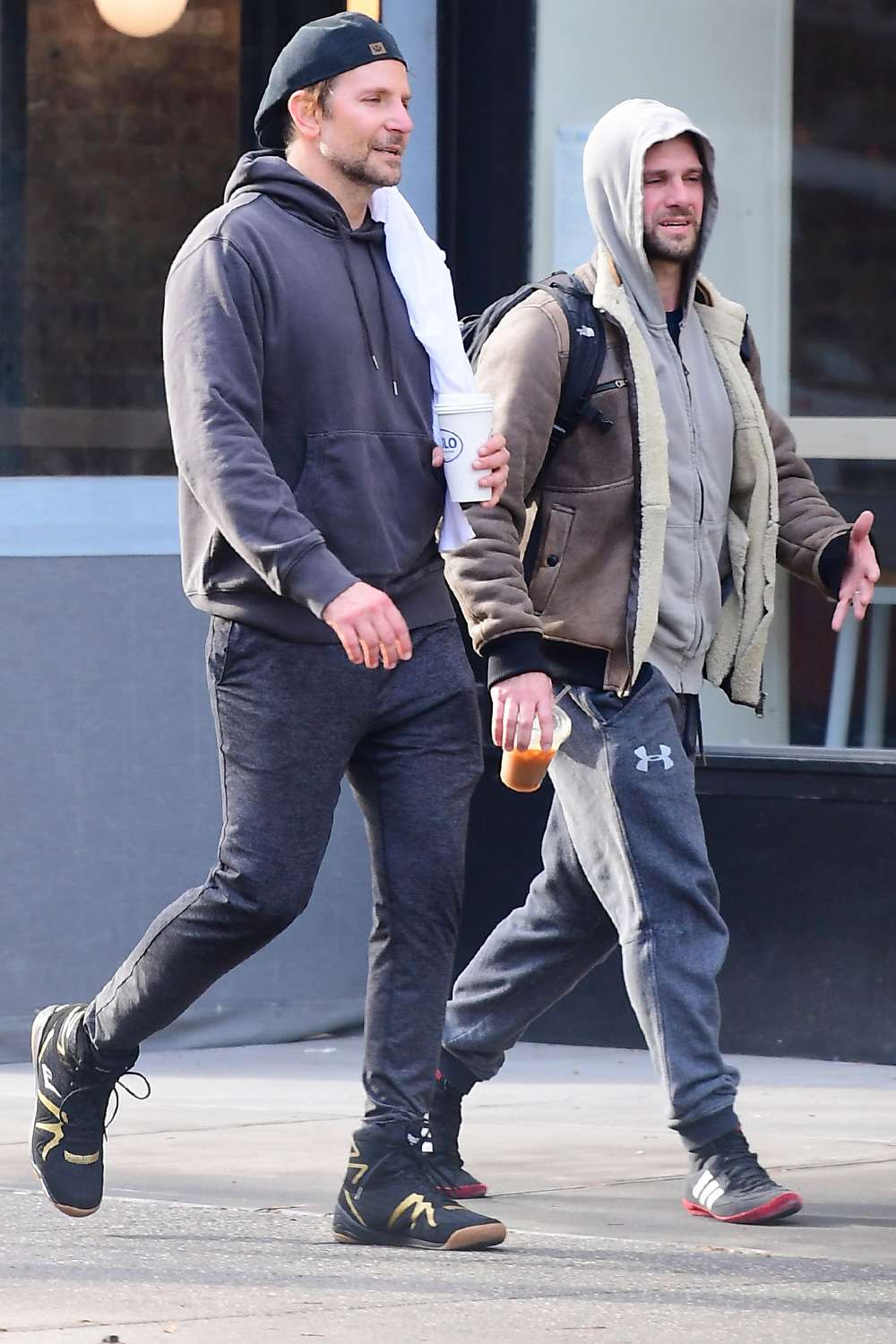 Bradley Cooper and Hangover castmate Justin Bartha Enjoy A Sweaty Post Christmas Workout In NYC