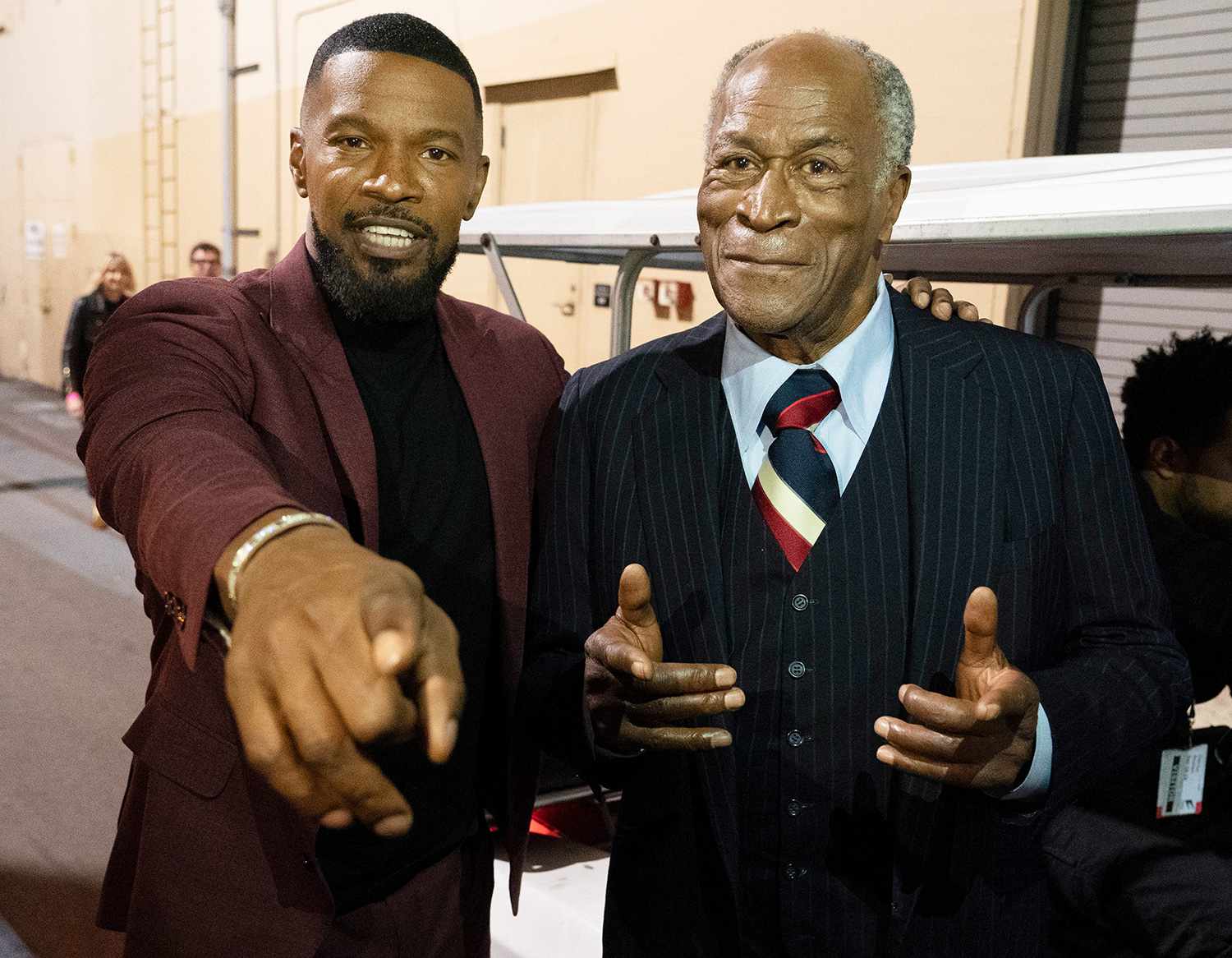 JAMIE FOXX, JOHN AMOS LIVE IN FRONT OF A STUDIO AUDIENCE