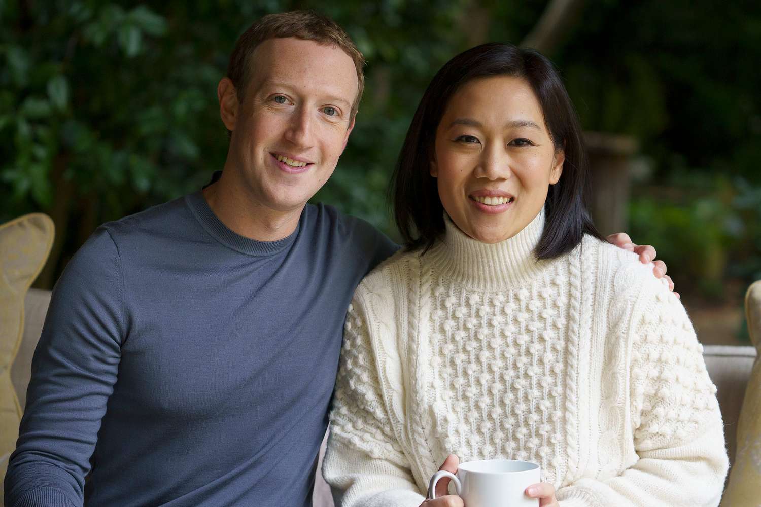 Mark Zuckerberg and Priscilla Chan family