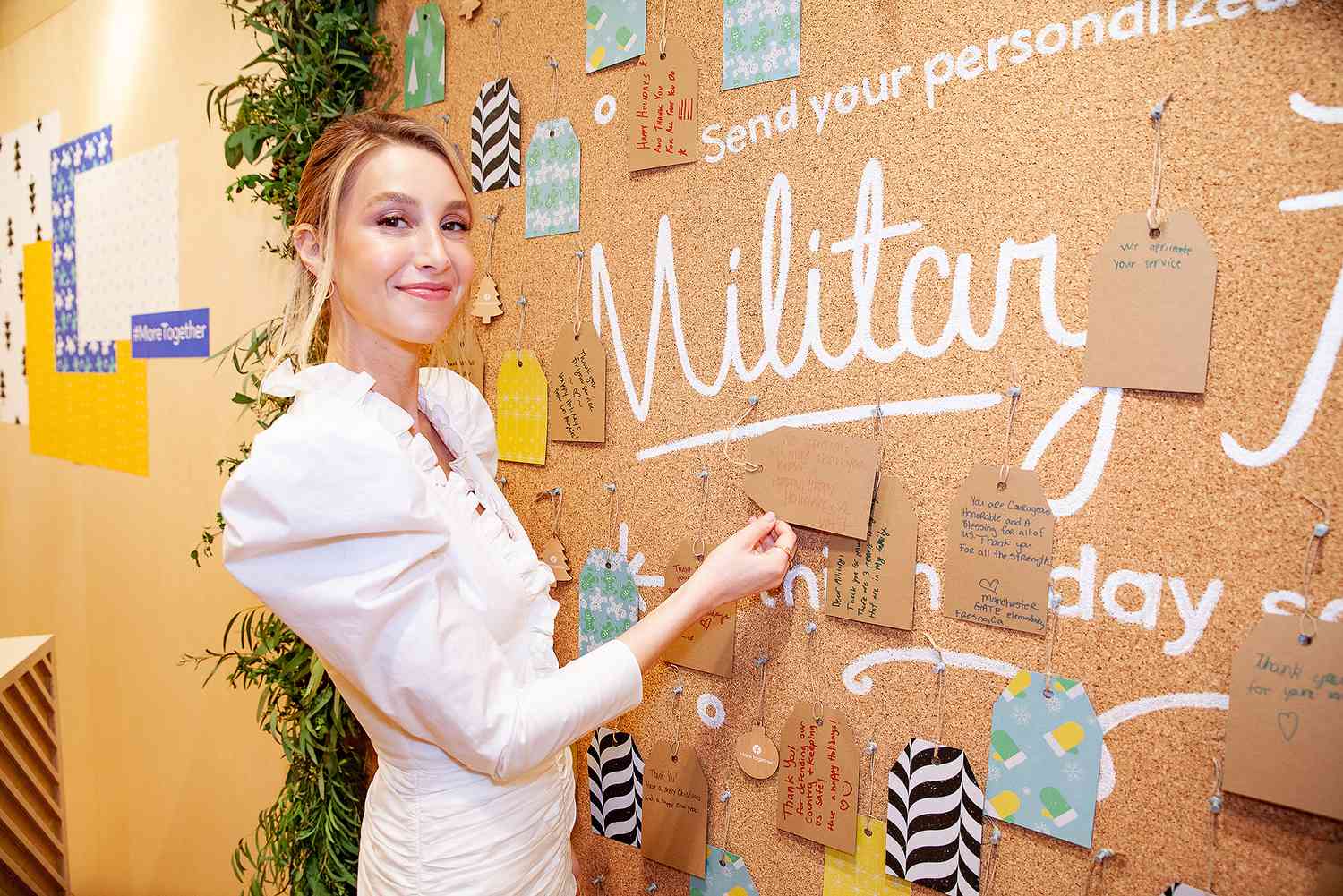 Whitney Port gives back at Facebook&rsquo;s Holiday Pop-up