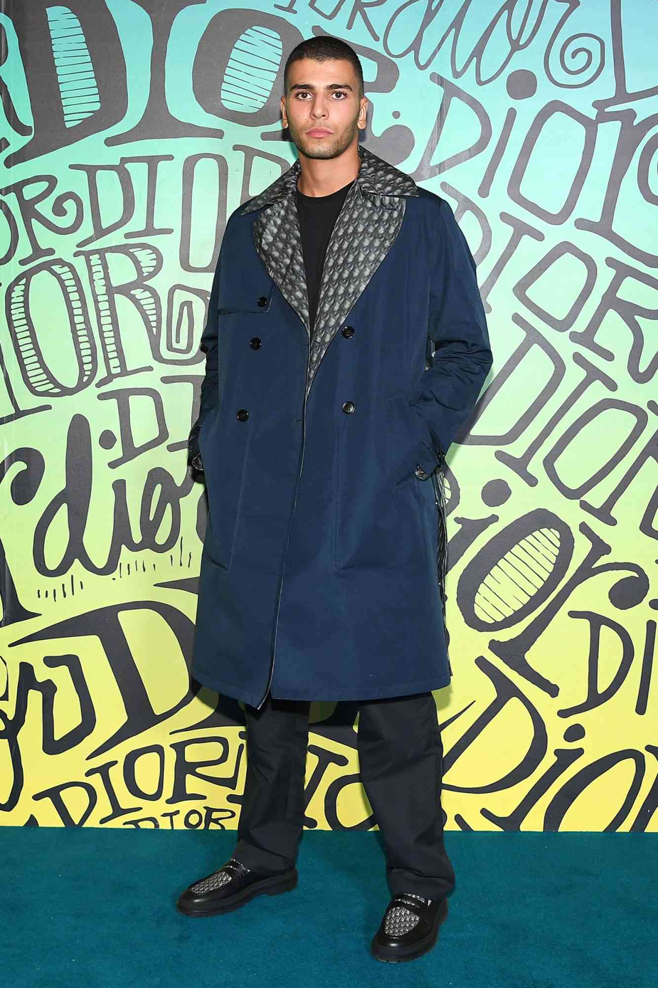 Younes Bendjima attends the Dior Men's Fall 2020 Runway Show on December 03, 2019 in Miami, Florida