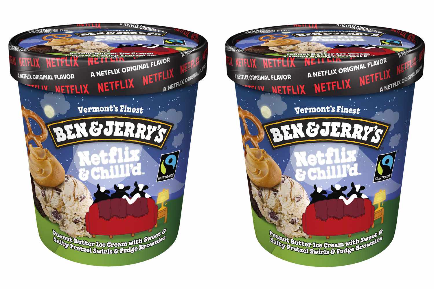 Netflix and Chill'd Ben and Jerry's Pint