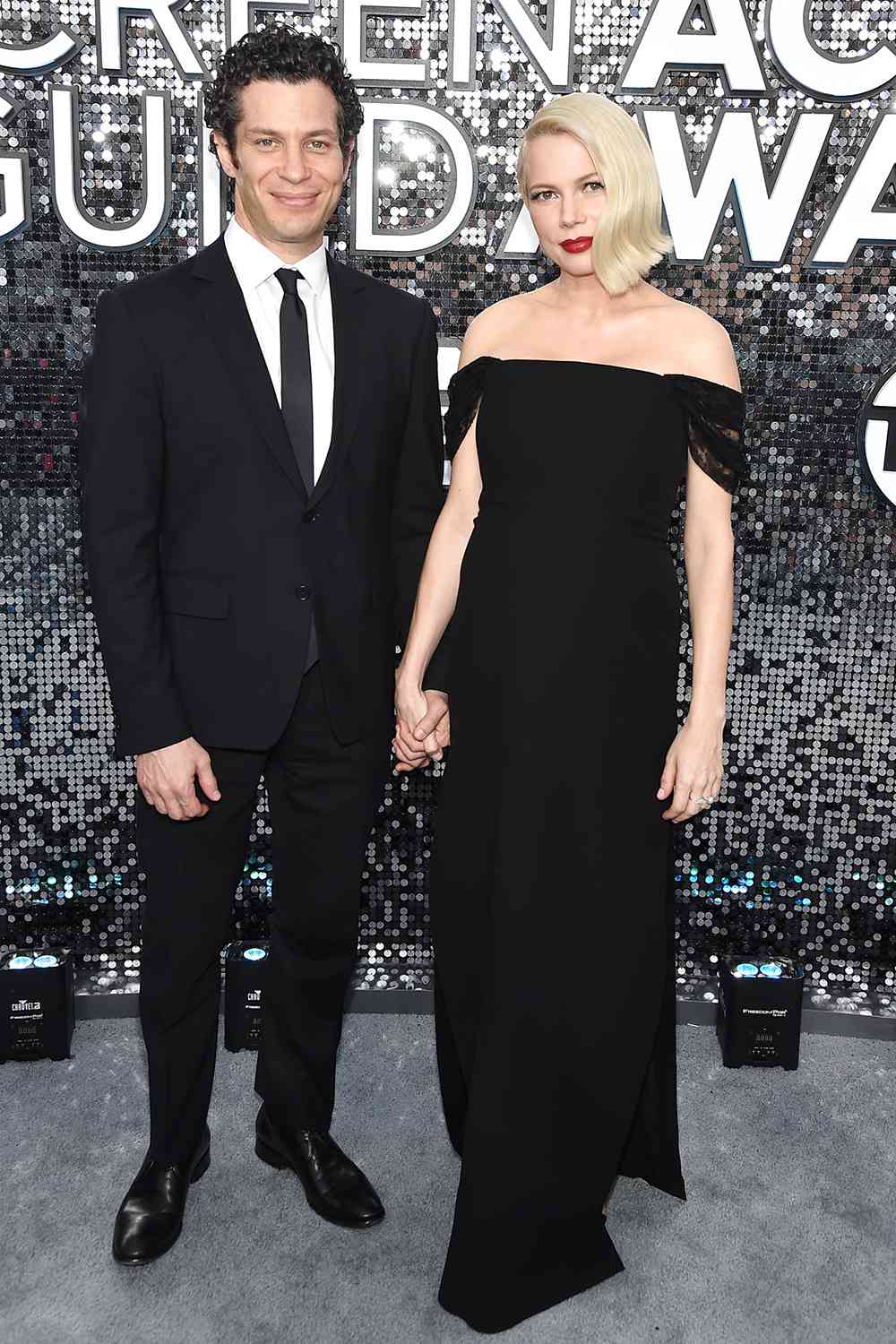 Thomas Kail (L) and Michelle Williams