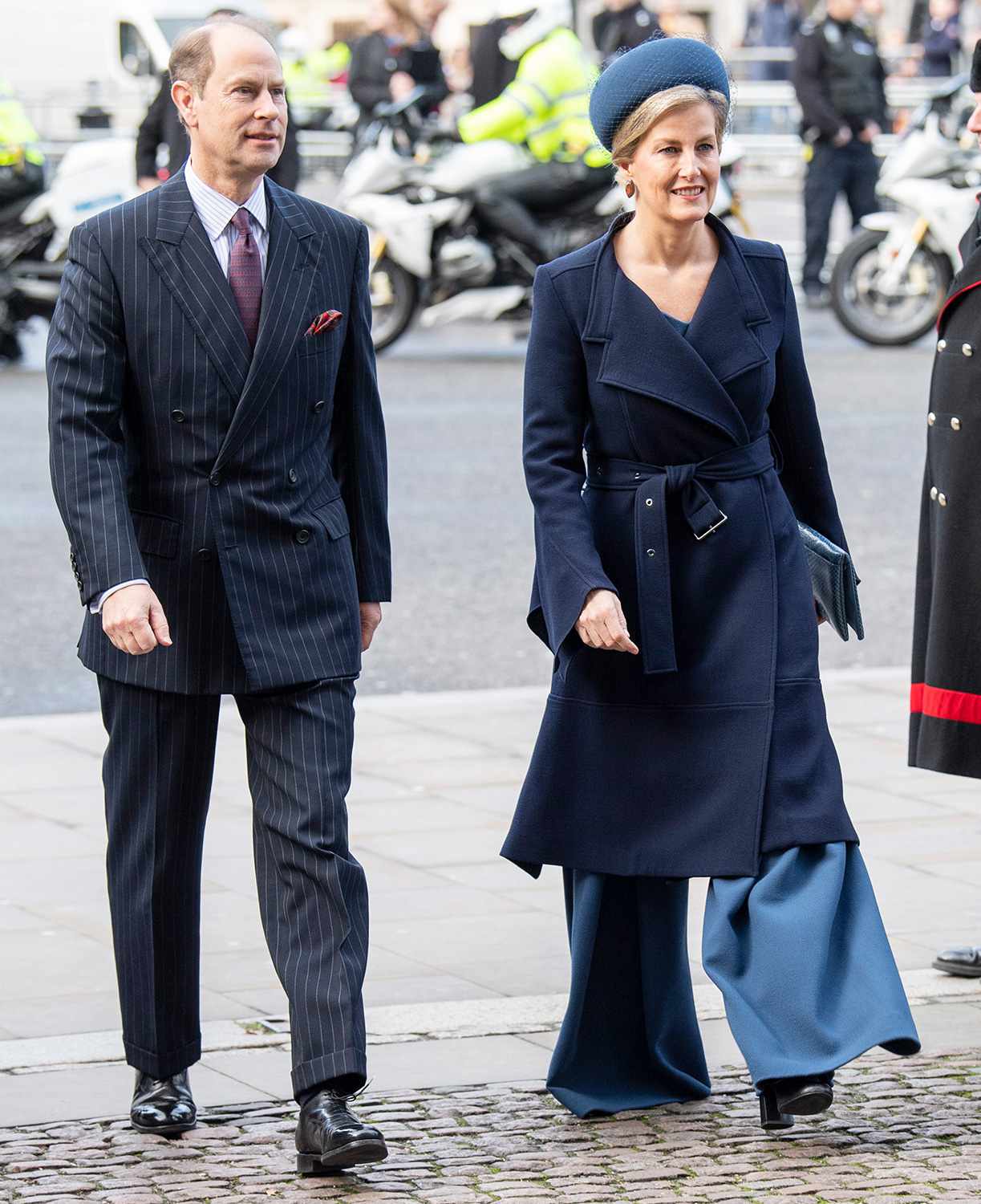 Sophie, Countess of Wessex and Prince Edward, Earl of Wessex attend a Service of Thanksgiving for the life and work of Sir Donald Gosling at Westminster Abbey on December 11, 2019 in London, England