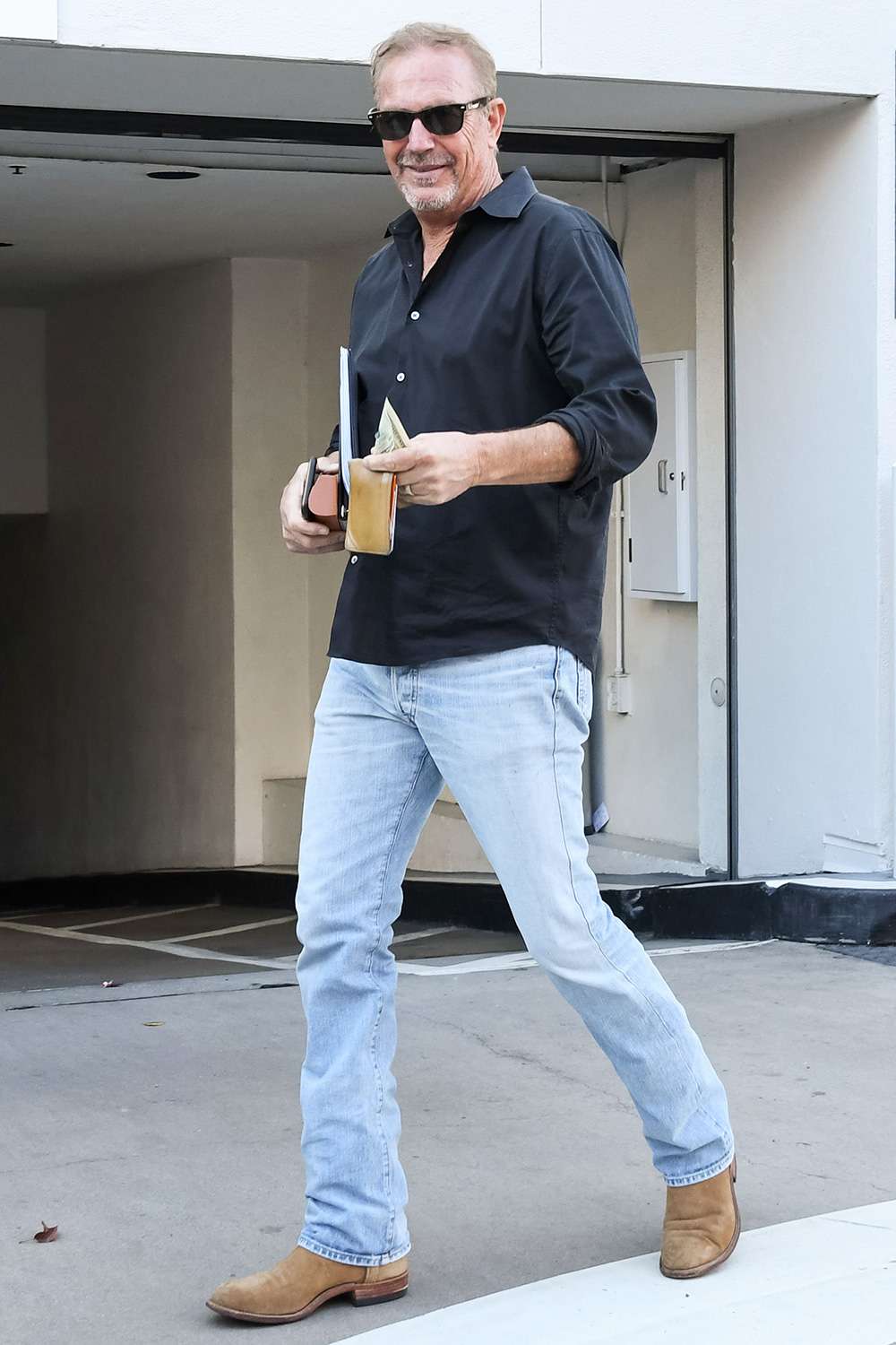 Kevin Costner is seen on January 15, 2020 in Los Angeles, California