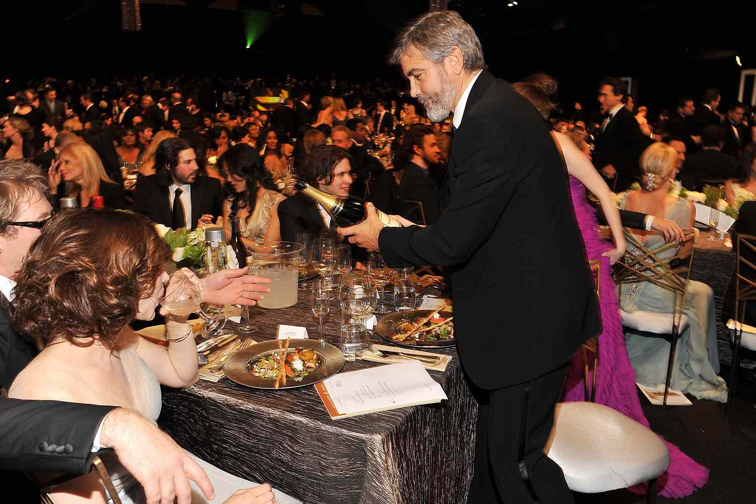 George Clooney attends the TNT/TBS broadcast of the 16th Annual Screen Actors Guild Awards at the Shrine Auditorium on January 23, 2010 in Los Angeles, California