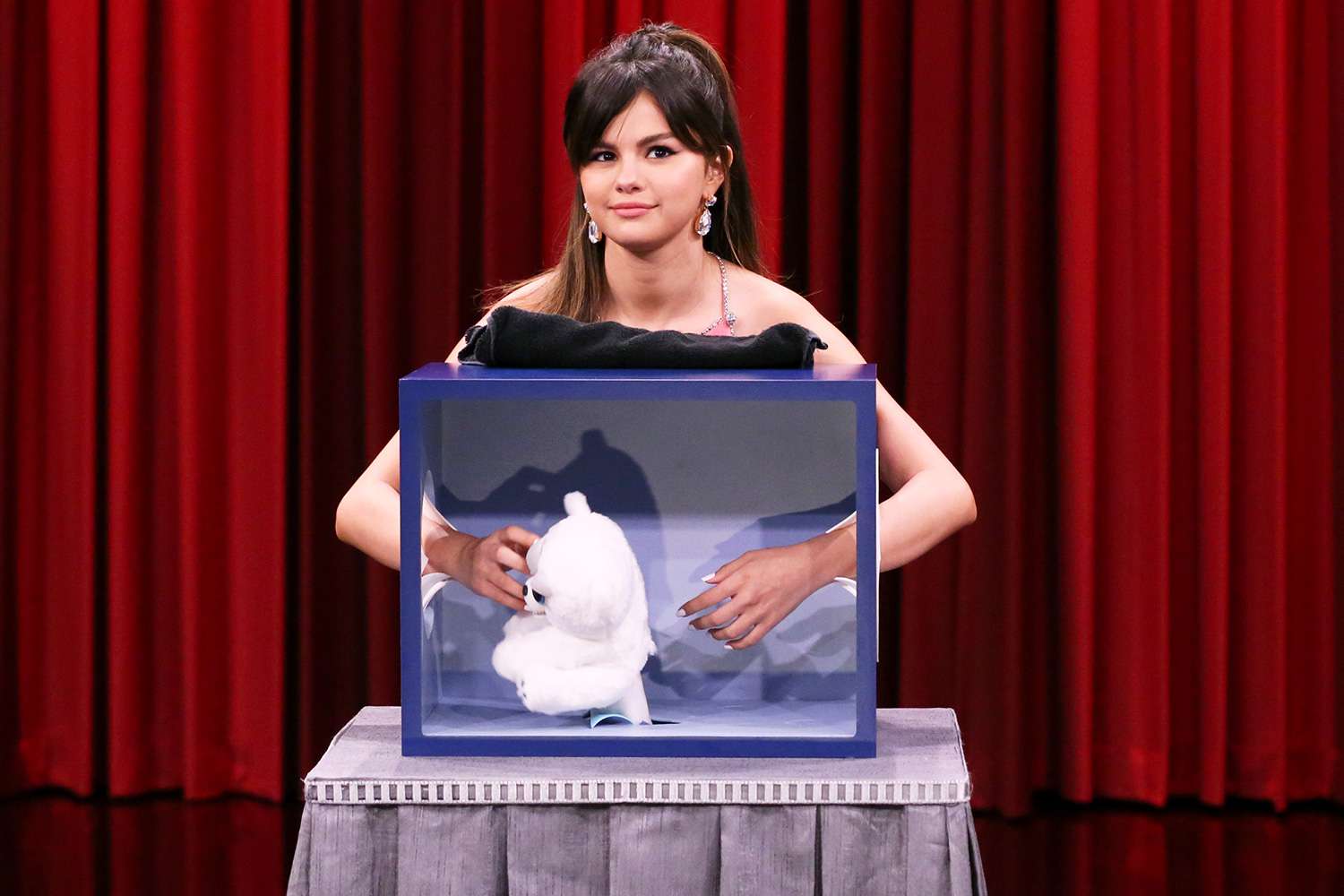 Selena Gomez during "Can You Feel It?" THE TONIGHT SHOW STARRING JIMMY FALLON