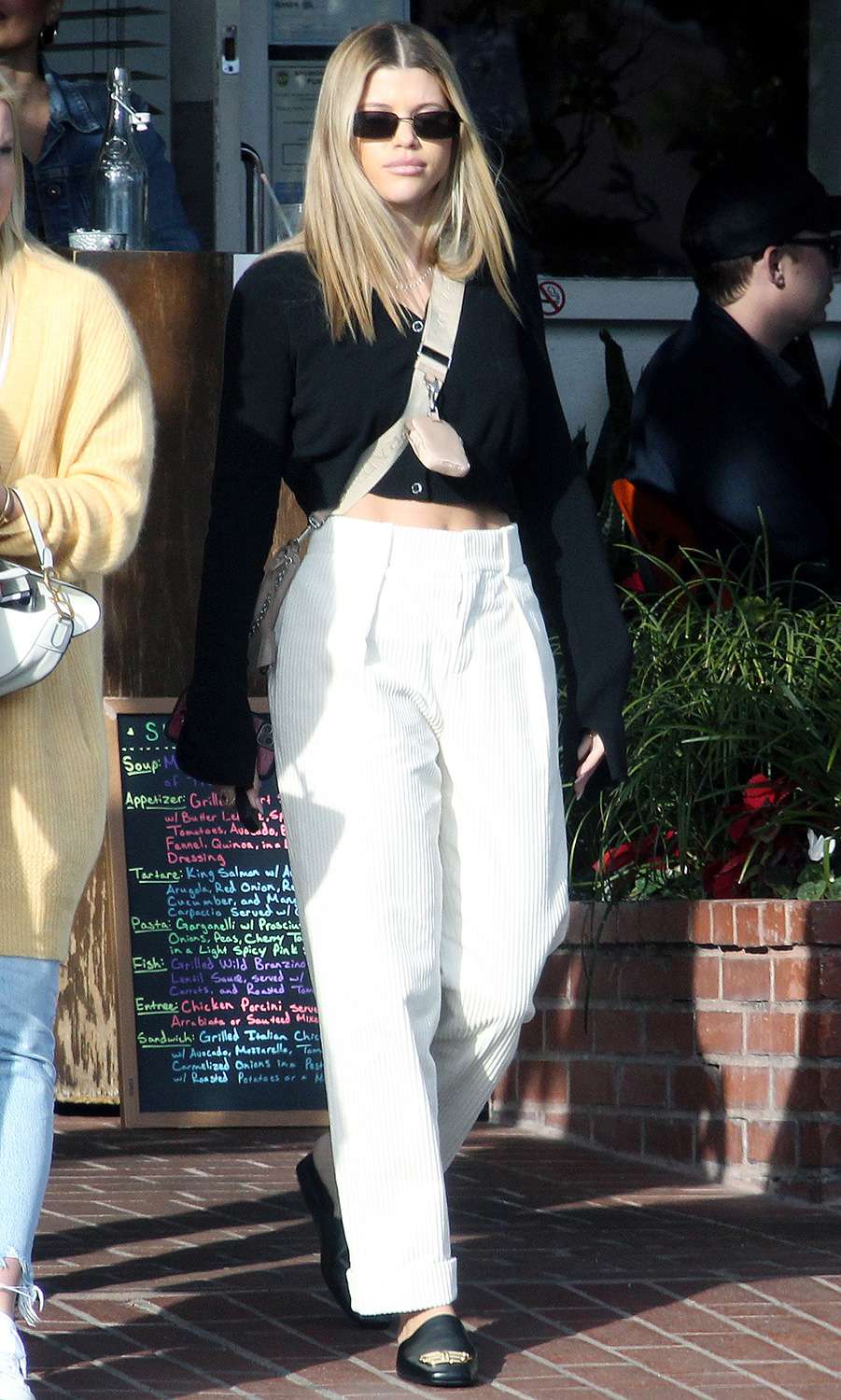 Sofia Richie meeting with friends in West Hollywood