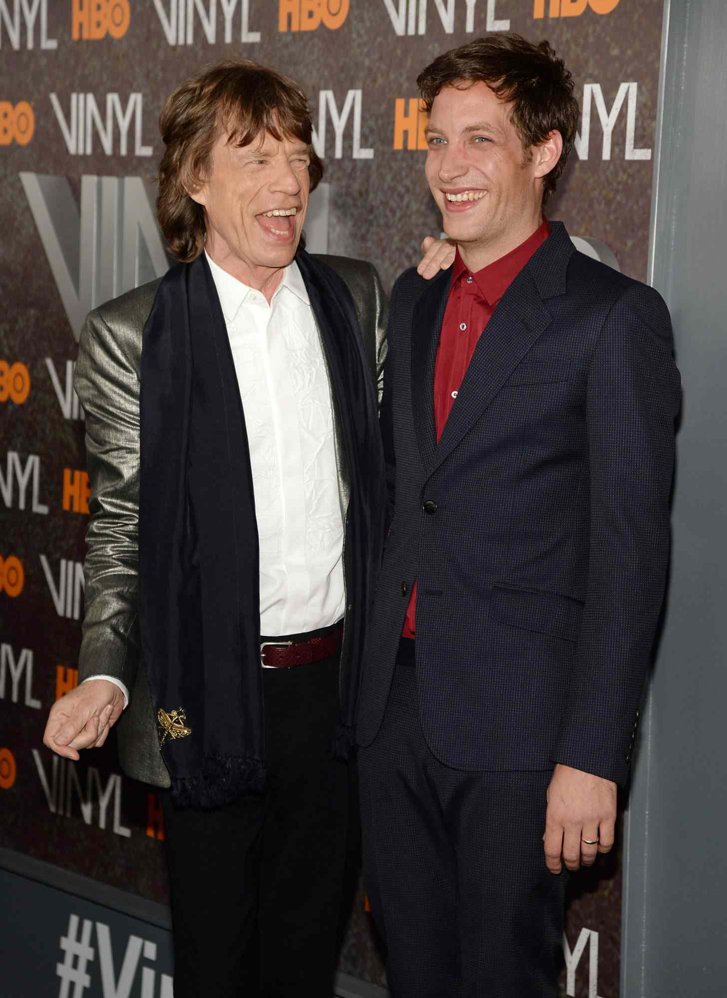 Mick Jagger and James Jagger
