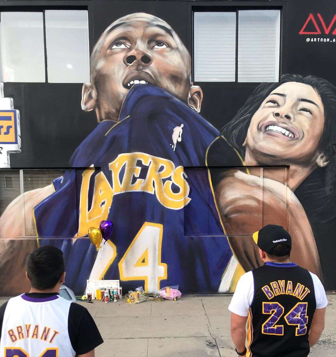 Kobe Bryant Gianna Fan Art Tributes