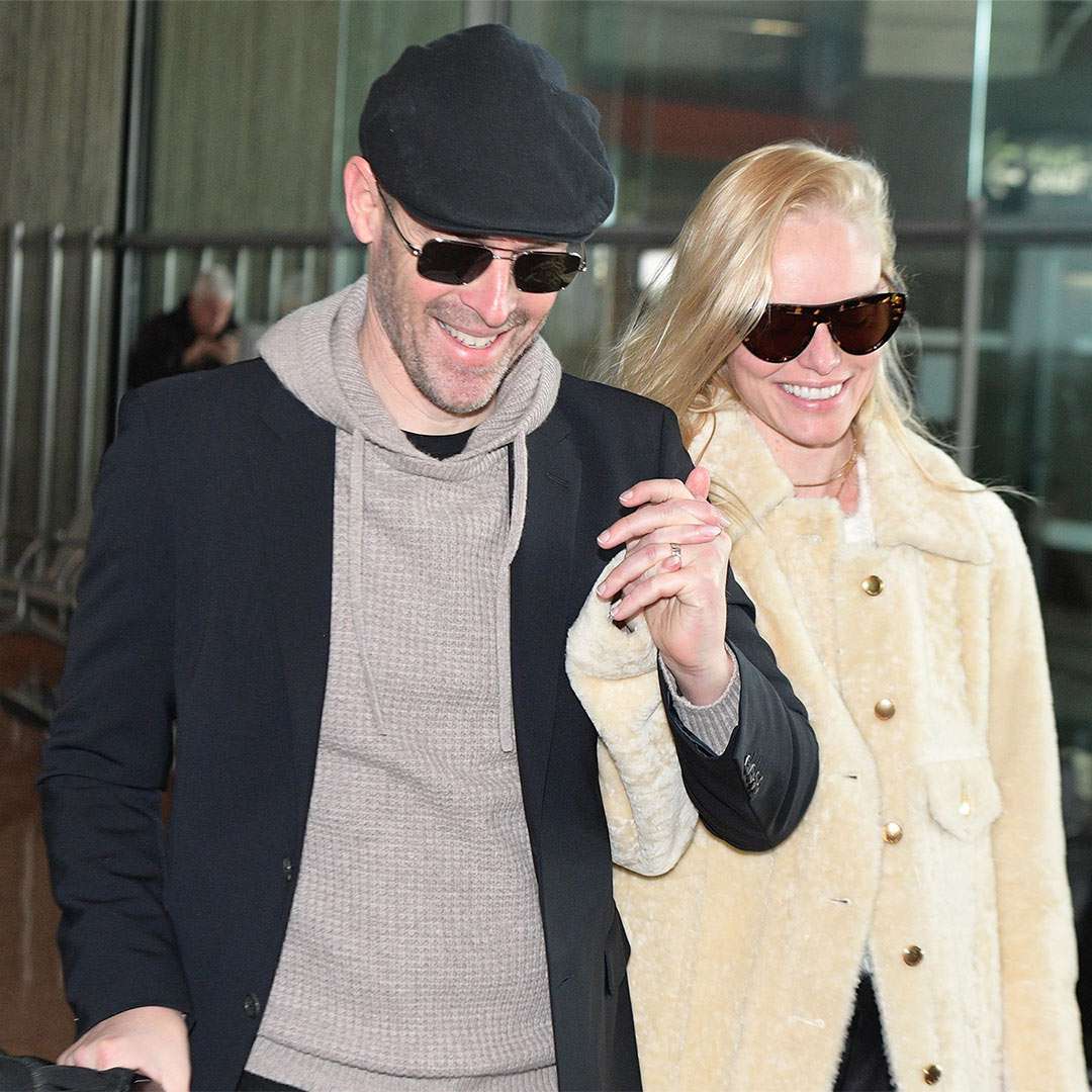 Kate Bosworth and her husband Michael Polish arrive at Paris-Charles De Gaulle airport