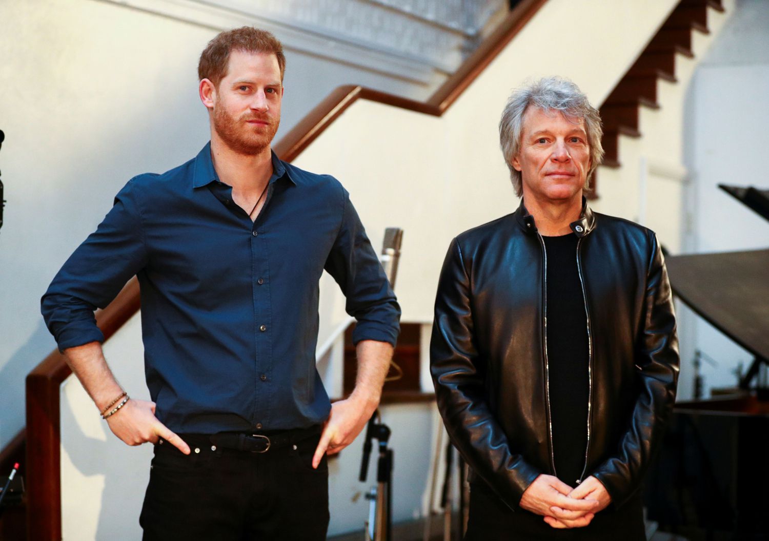 Prince Harry, Duke of Sussex; Jon Bon Jovi