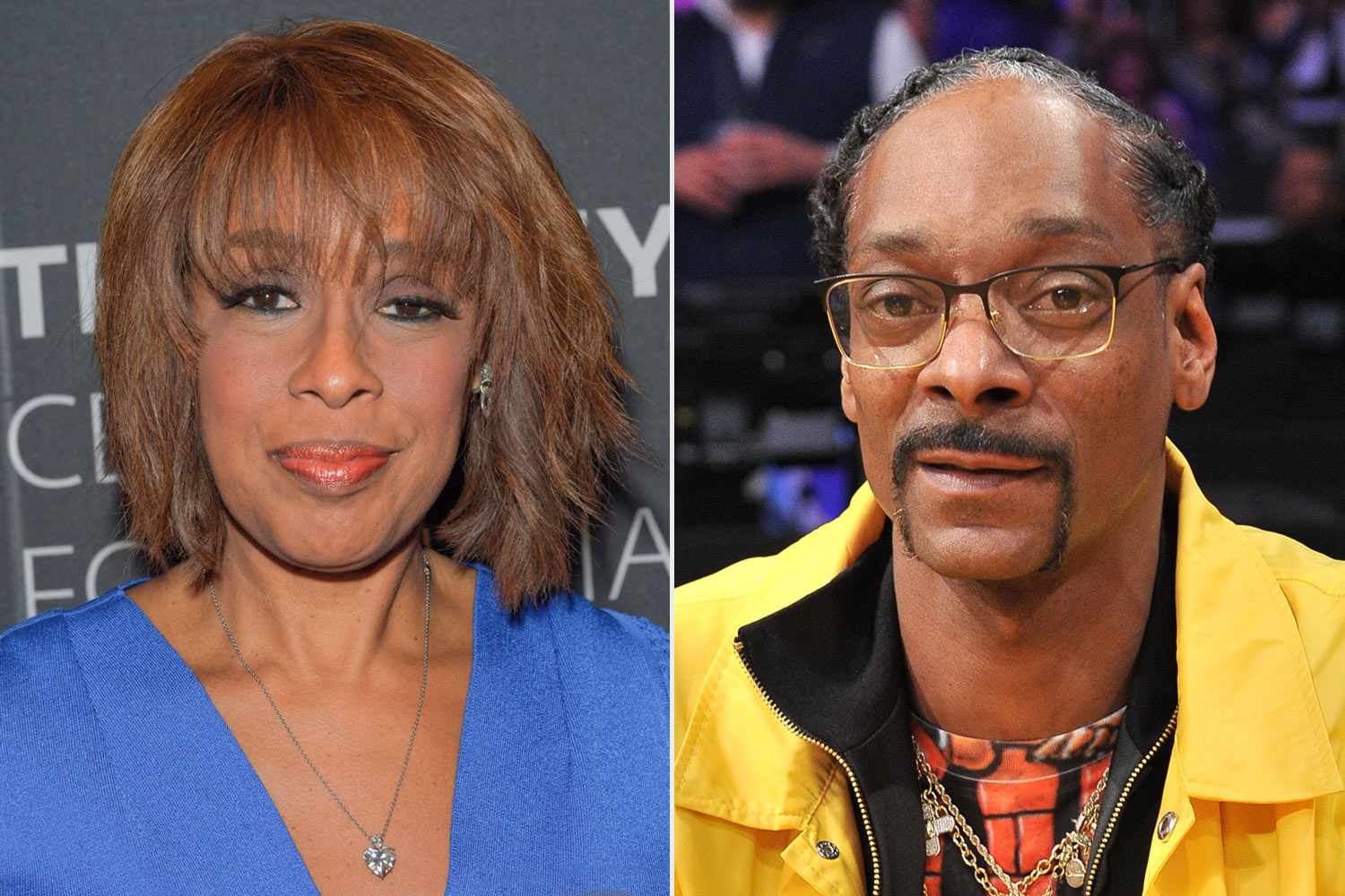 Gayle King and Snoop Dogg