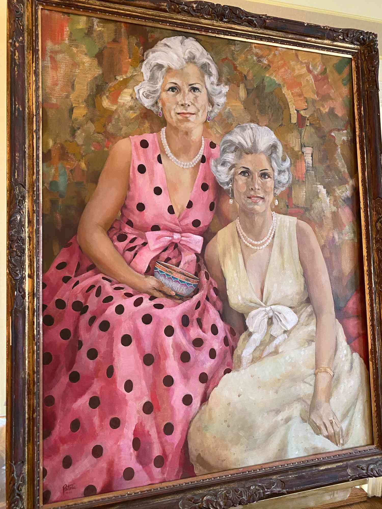 Portrait of Roberta and her sister, Rowena_Courtesy of Greta Van Susteren
