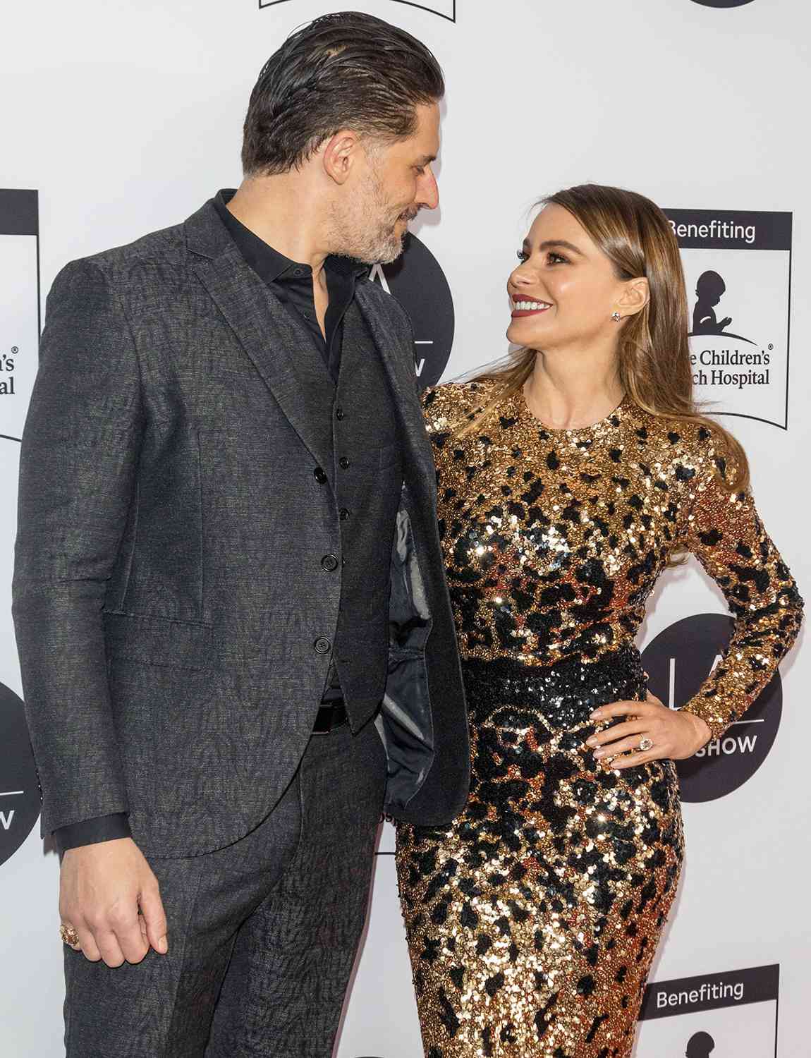 Sofia Vergara and Joe Manganiello attend the VIP Opening Night premiere of the 2020 LA Art Show at Convention Centre in Los Angeles, California, USA, on 06 February 2020.