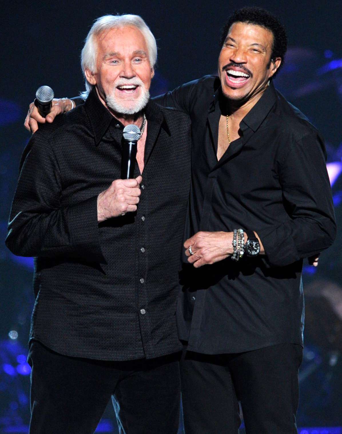 Lionel Richie and kenny rogers