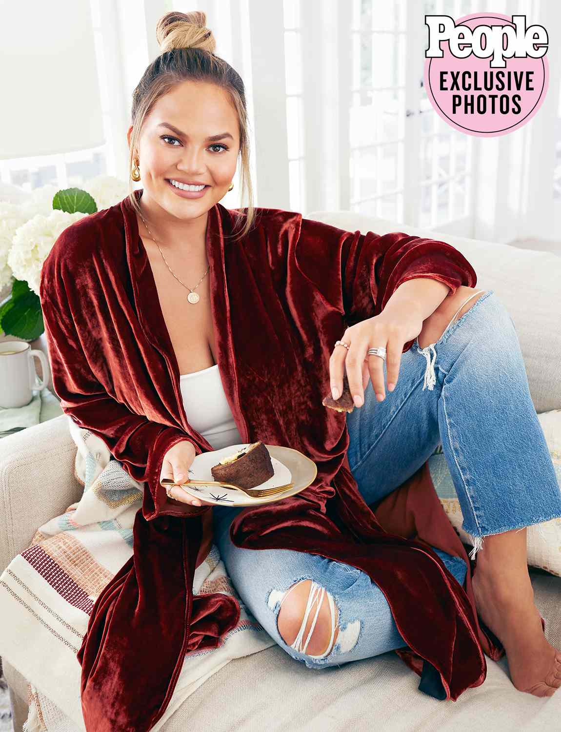 Chrissy Teigen photographed at a location house in Beverly Hills, CA, on August, 31, 2018.