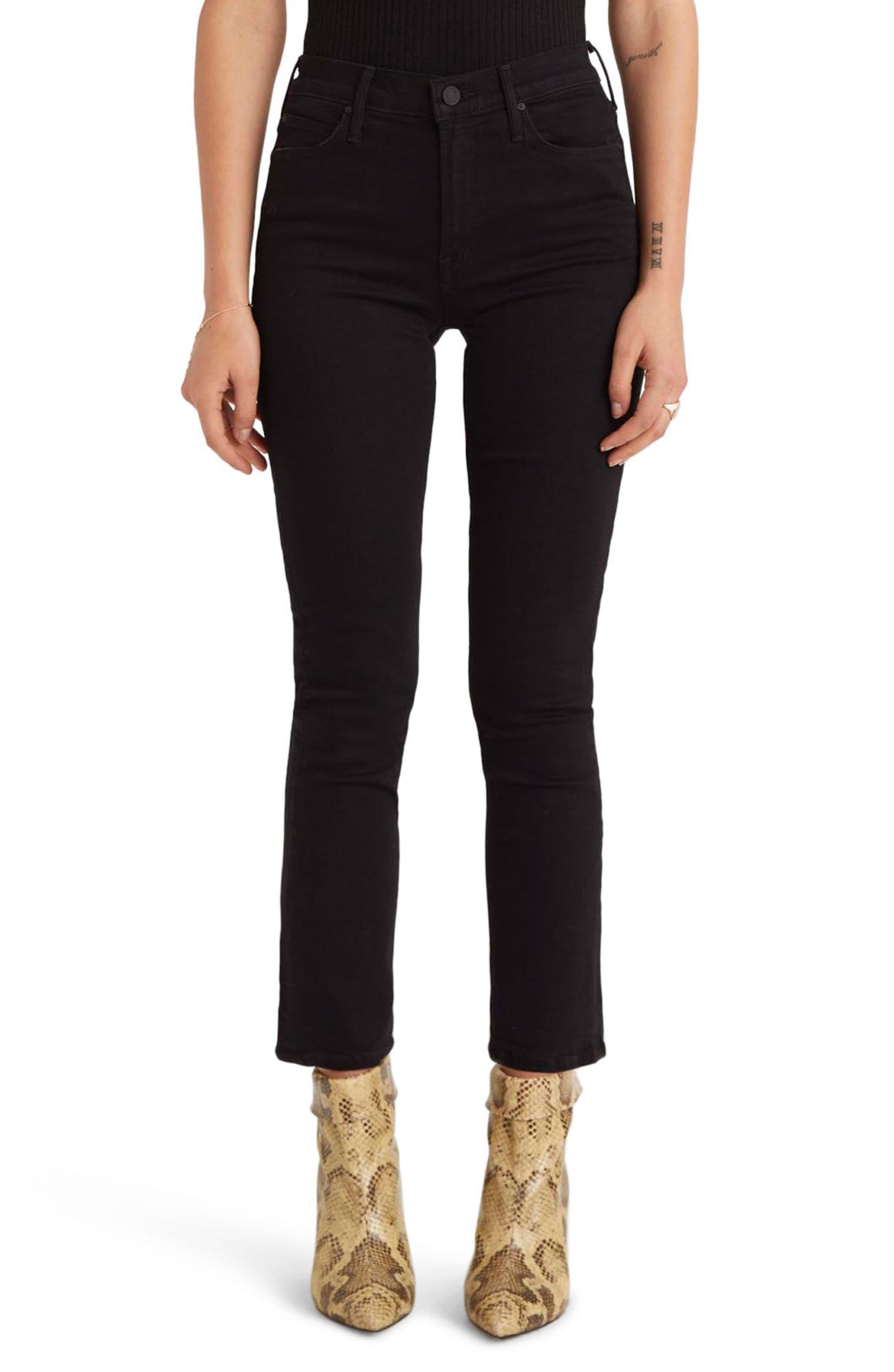 Mother The Dazzler Ankle Straight Leg Jeans