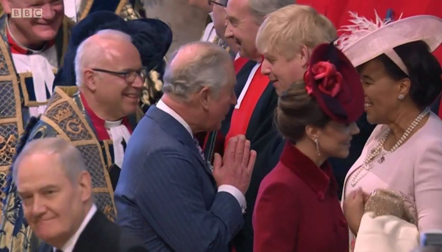 Prince Charles Boris Johnson Commonwealth Day