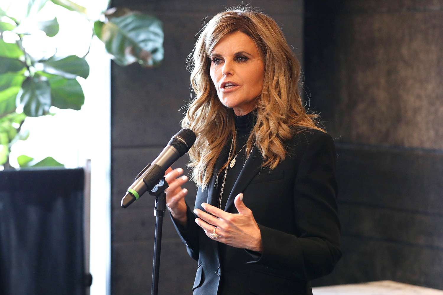 Maria Shriver speaks as The Women's Alzheimer's Movement announce the recipients of The 2019 Research Grants on March 03, 2020 in New York City