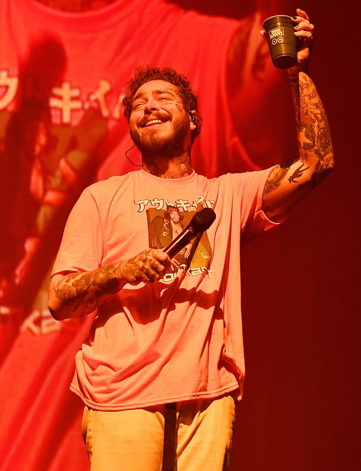 Post Malone performs in concert during his "Runaway" tour at Infinite Energy Center on March 03, 2020 in Duluth, Georgia
