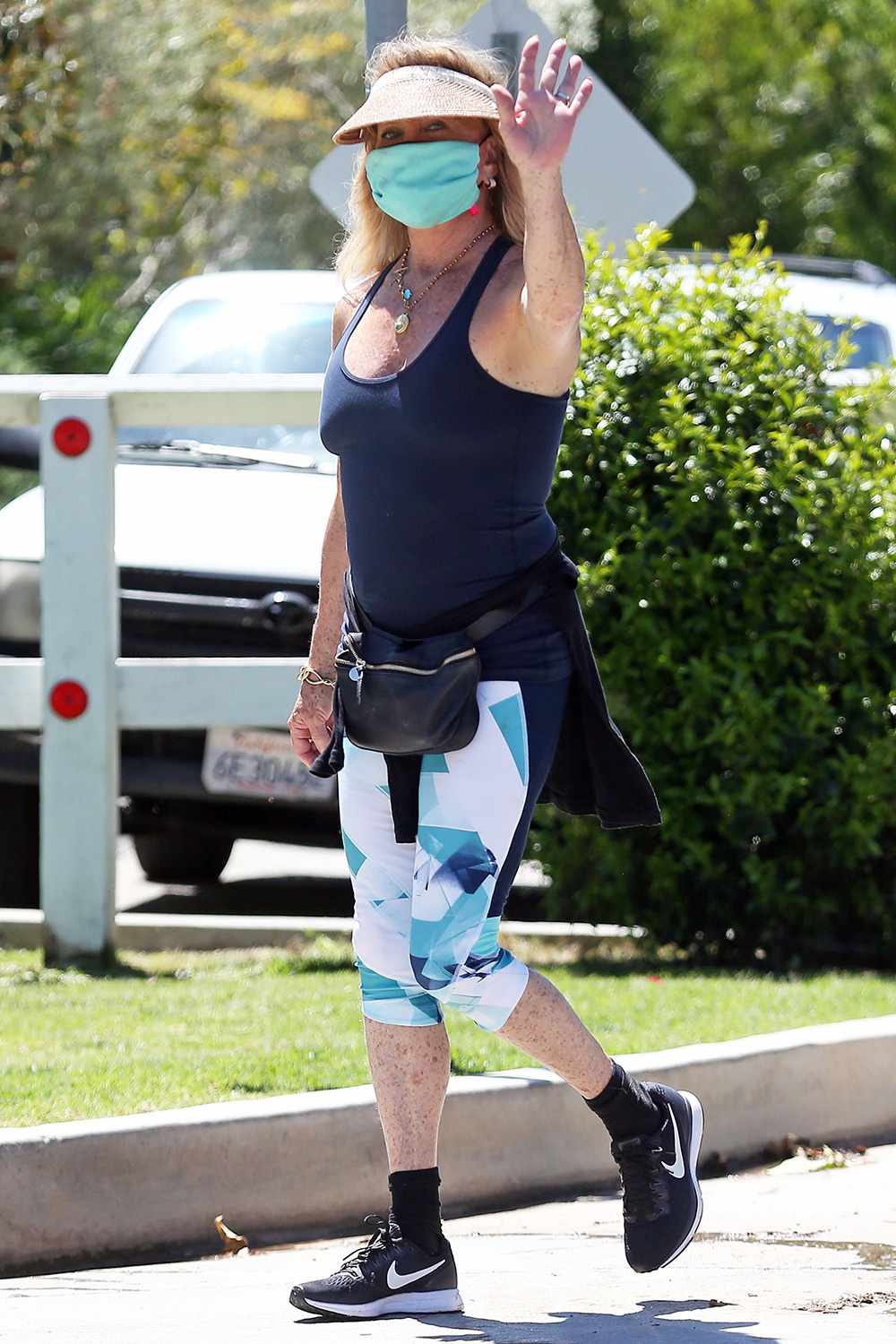 Goldie Hawn Out And About In Santa Monica During Quarantine