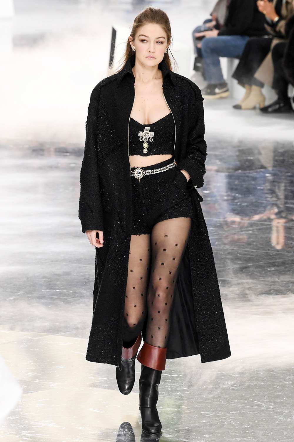 Gigi Hadid on the catwalk Chanel show, Runway, Fall Winter 2020, Paris Fashion Week, France - 03 Mar 2020