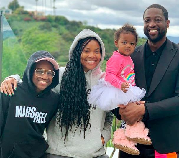 gabrielle union and dwyane wade family