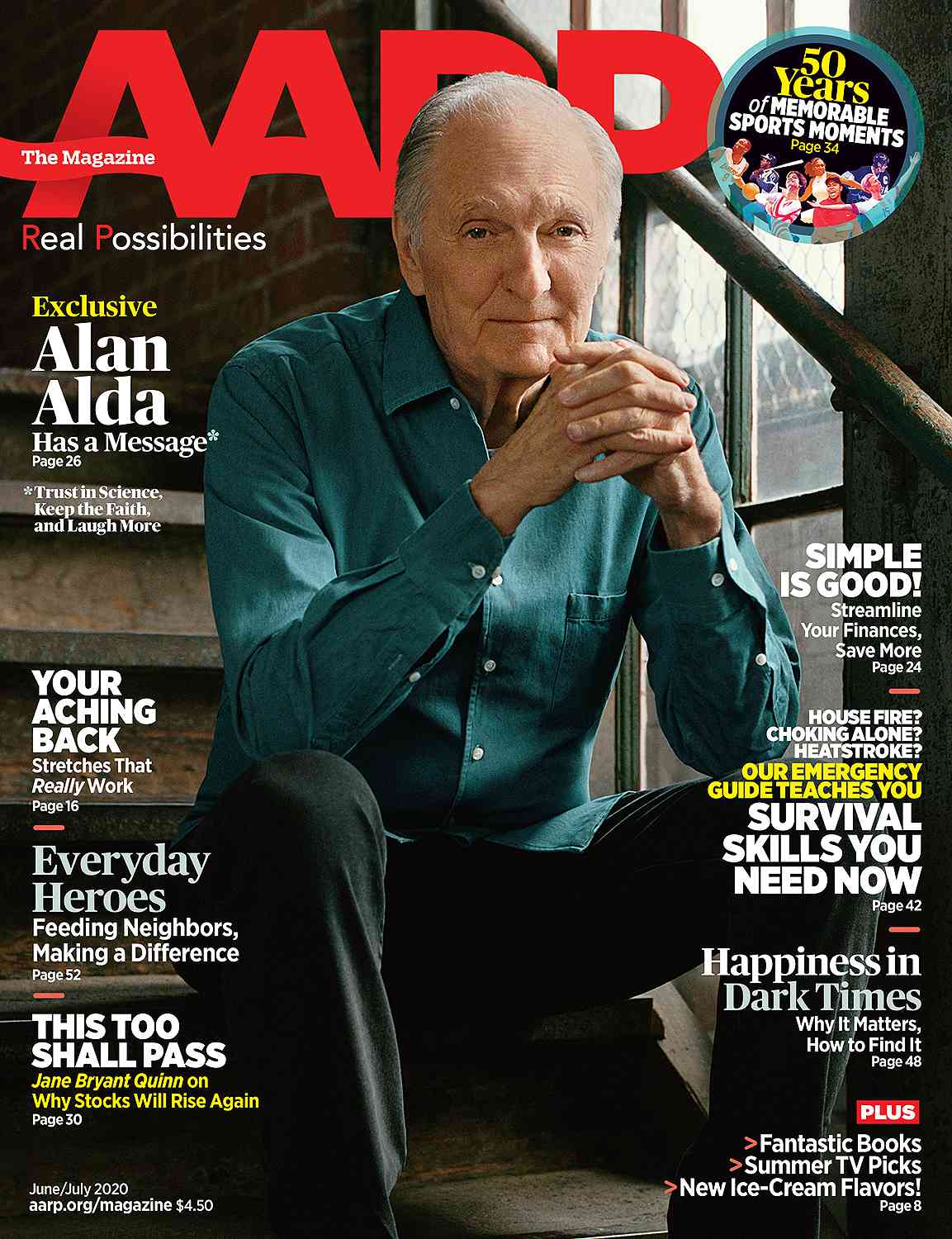 Alan Alda AARP magazine