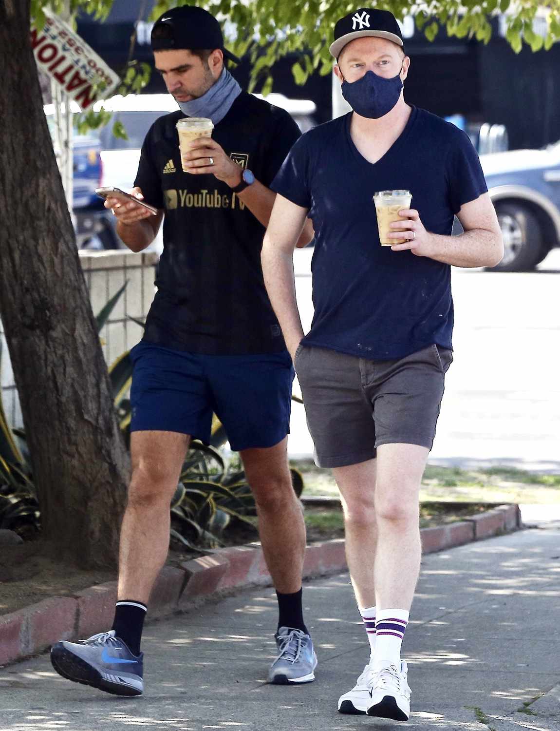 Jesse Tyler Ferguson and Justin Mikita go on a Morning Coffee Run