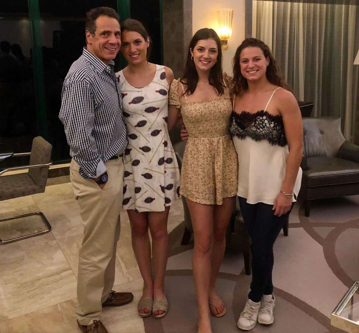Andrew Cuomo and his daughters