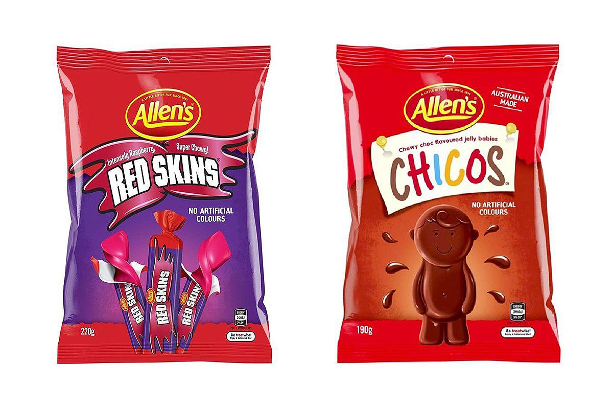 Red Skins and Chicos Candies