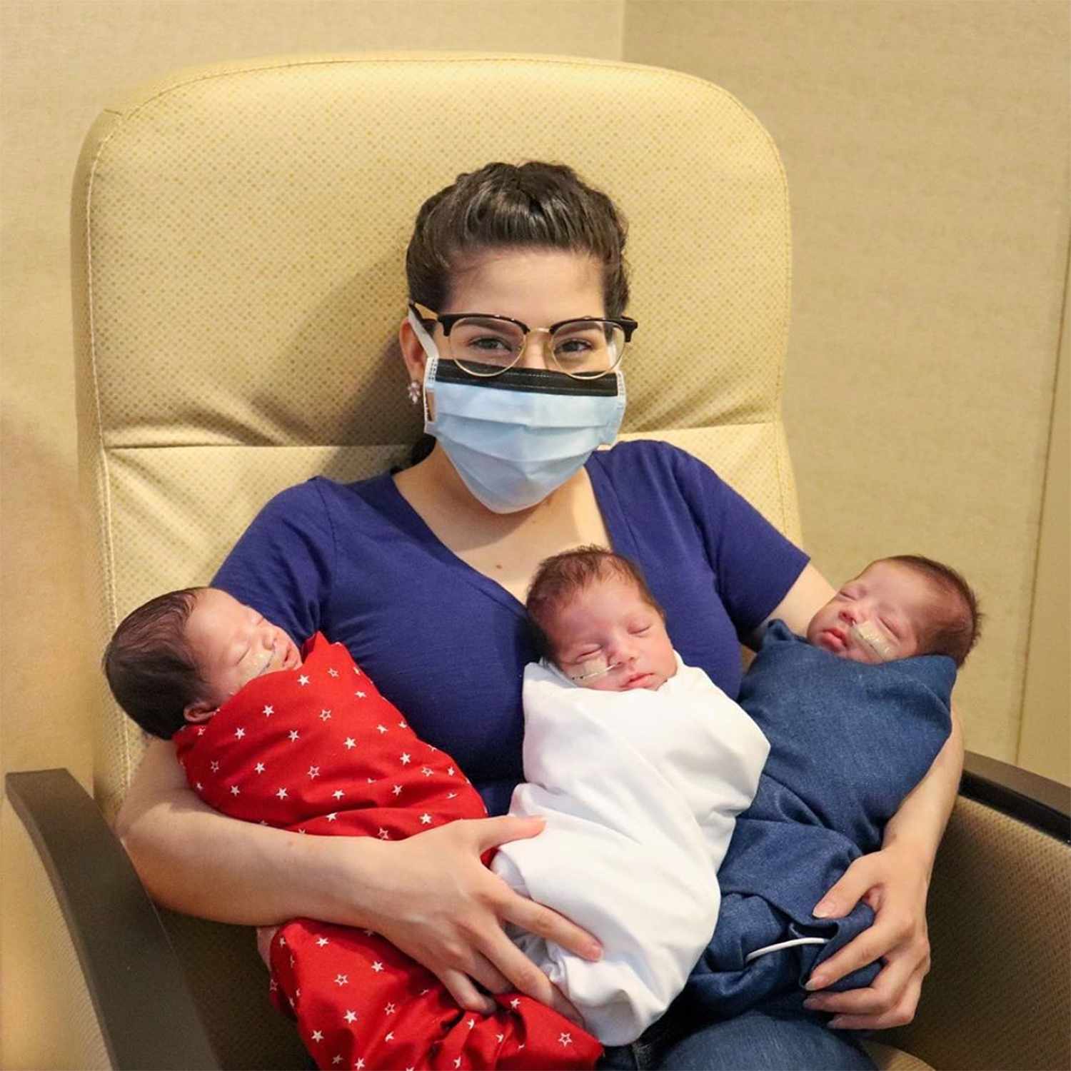 Houston mom gives birth to triplets amid Covid