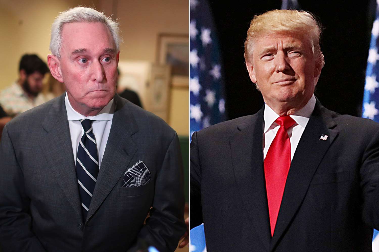 Donald Trump and Roger Stone