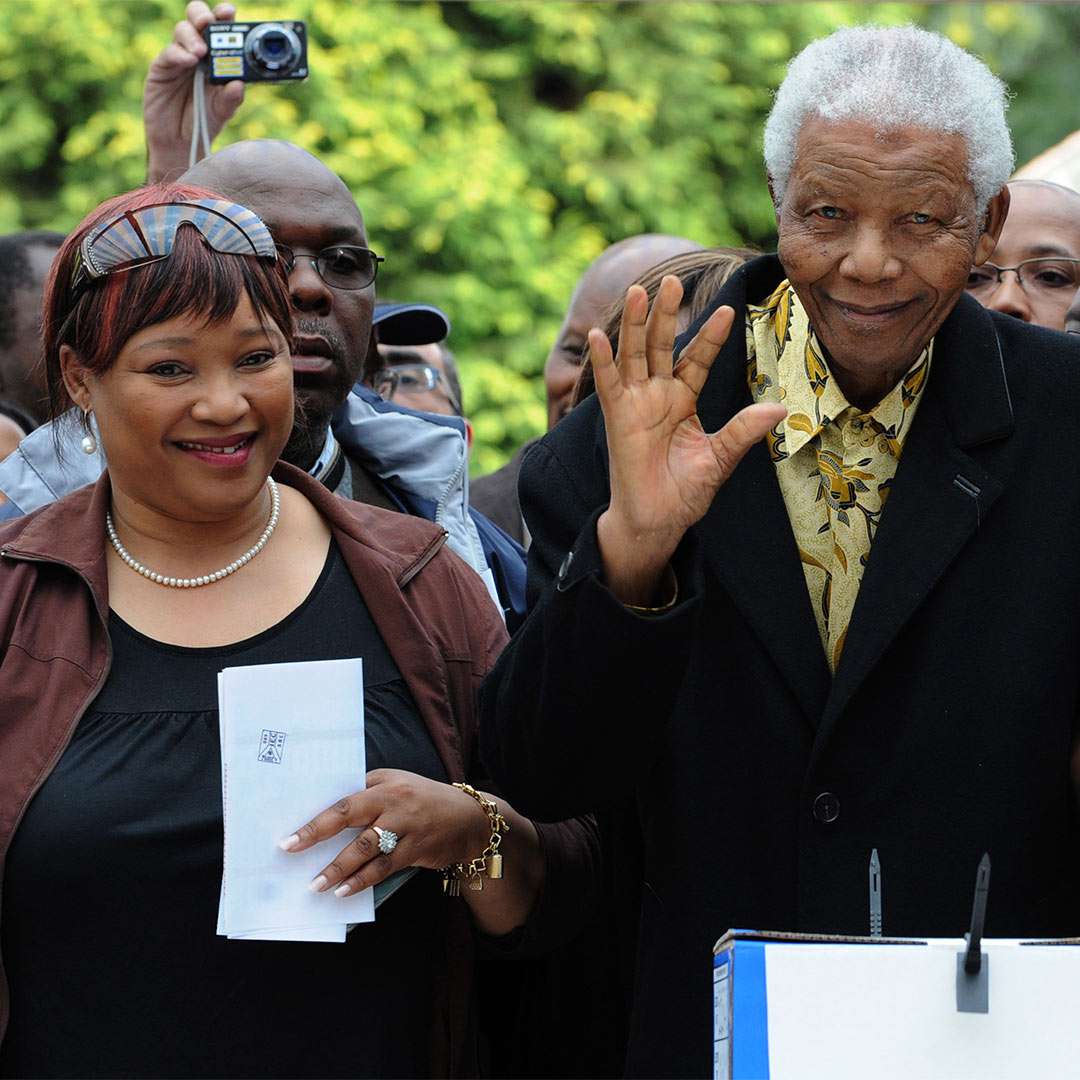 Nelson Mandela and Zinzi Mandela