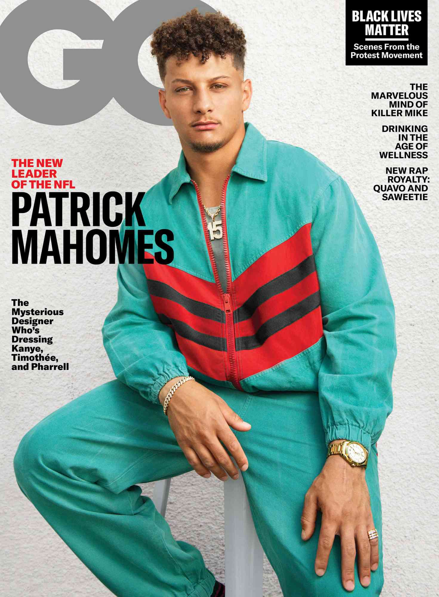 Patrick Mahomes in GQ Magazine
