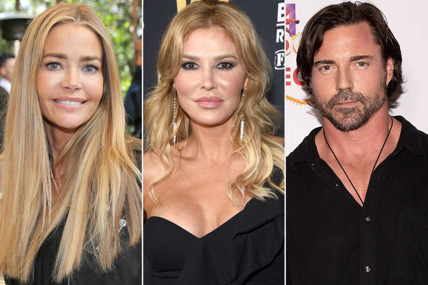 Brandi Glanville and Denise Richards with Aaron Phypers